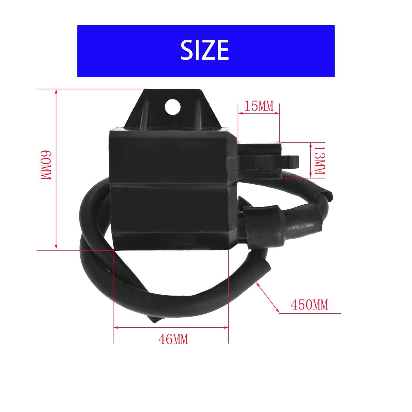 Cdi Unit Ignition Coil Assembly 33410-40B00 Replacement For 1987-2001 Suzuki Lt80 Lt 80 Quadsport 3341040B00