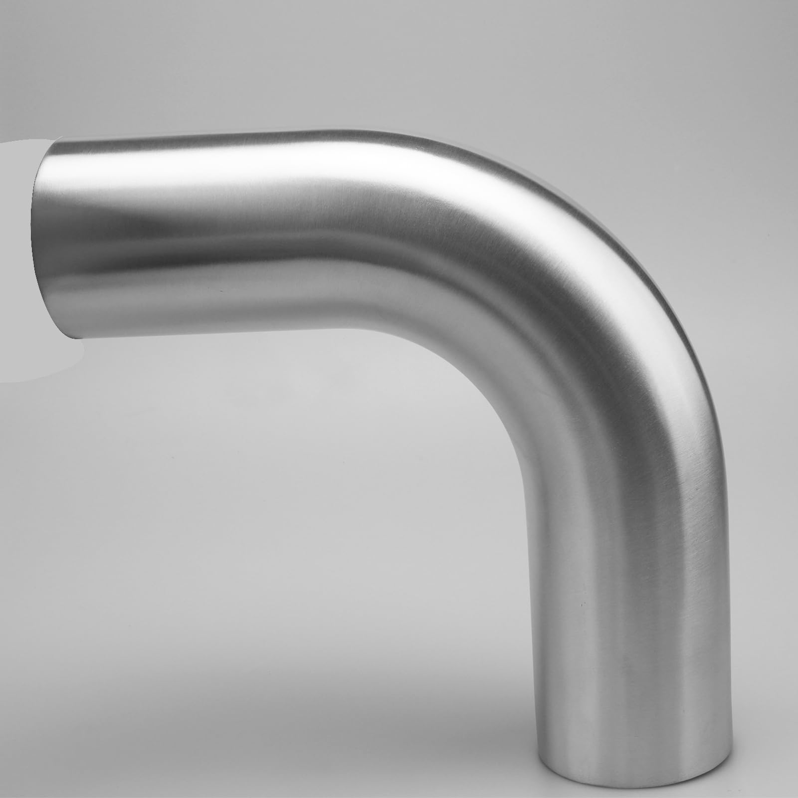 Ac Performance 3'' (76Mm) Od 90 Degree Aluminum Elbow Intercooler Pipe Air Intake Tube, 1.3D Radius, Brushed Finish