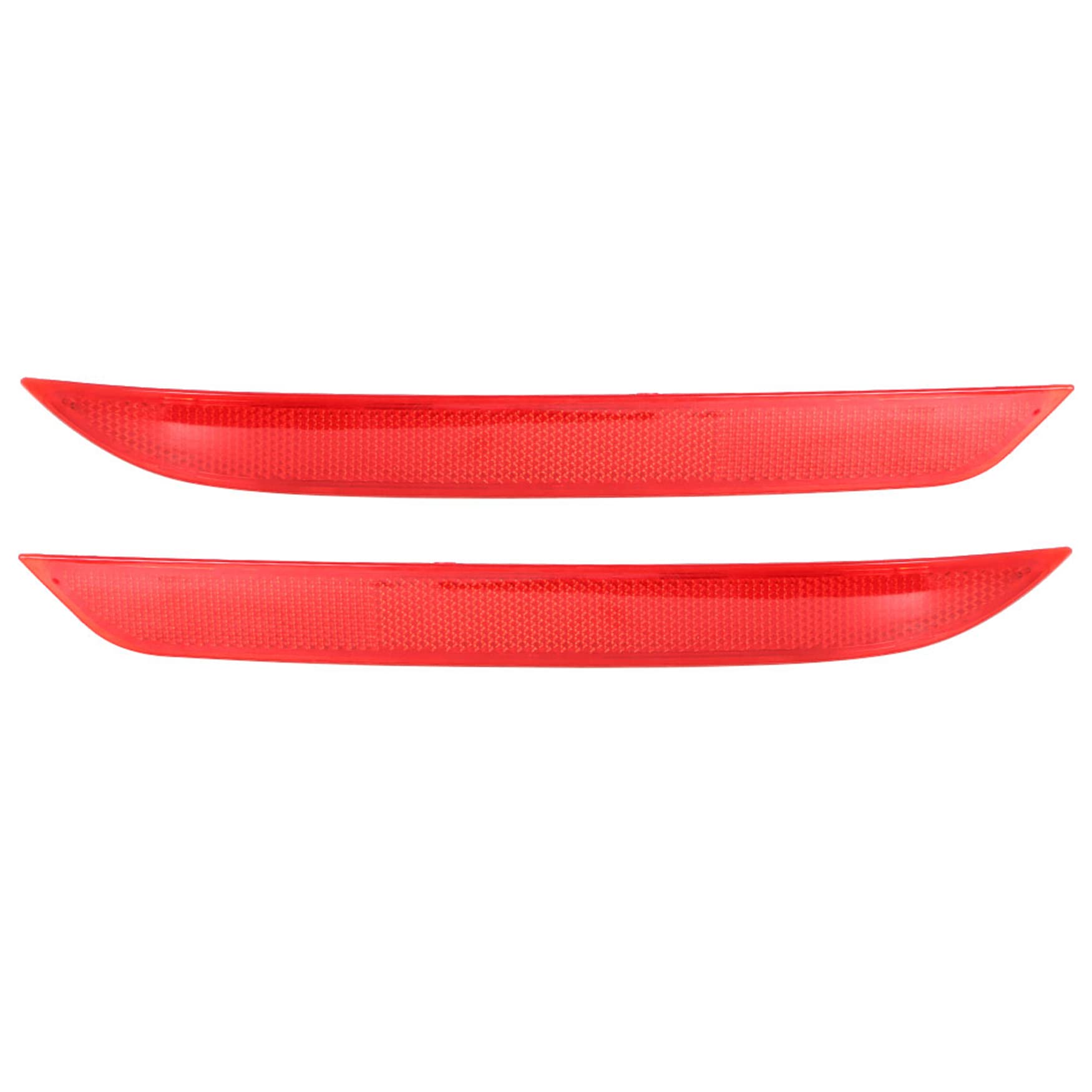 WFLNHB Red Rear Bumper Reflector Driver and Passenger Side Pair Replacement for 2016 2017 Honda Accord 33505T2AA11 33555T2AA11 H