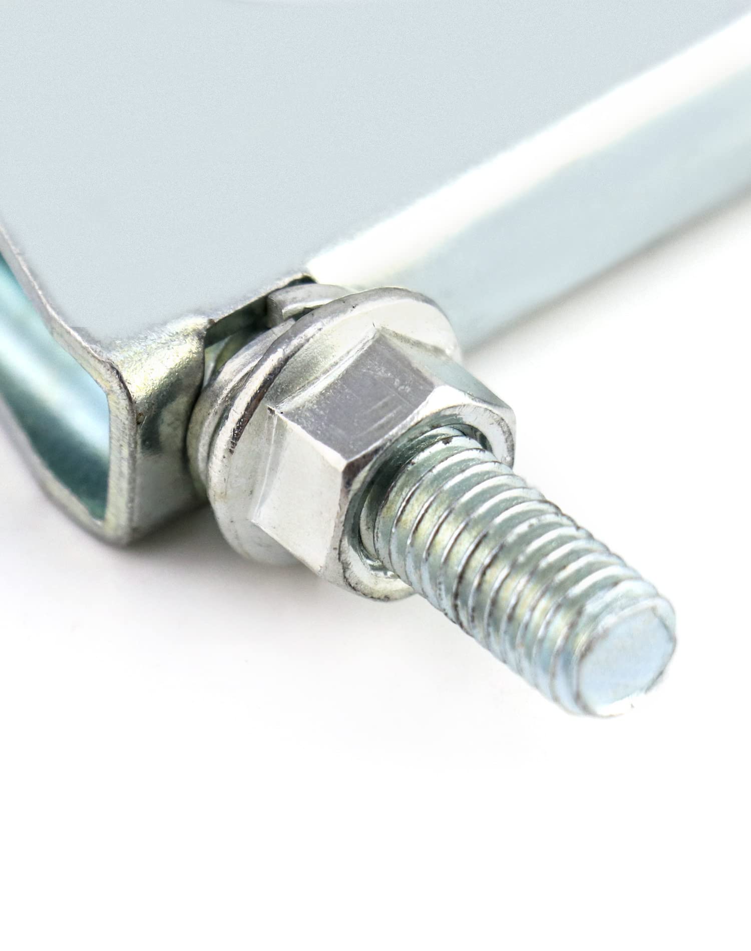 Qwork U-Bolt Muffler Tip Exhaust Hook, 2-1/2'' Od 2Pcs Stainless Steel Universal Silencer Exhaust Clip