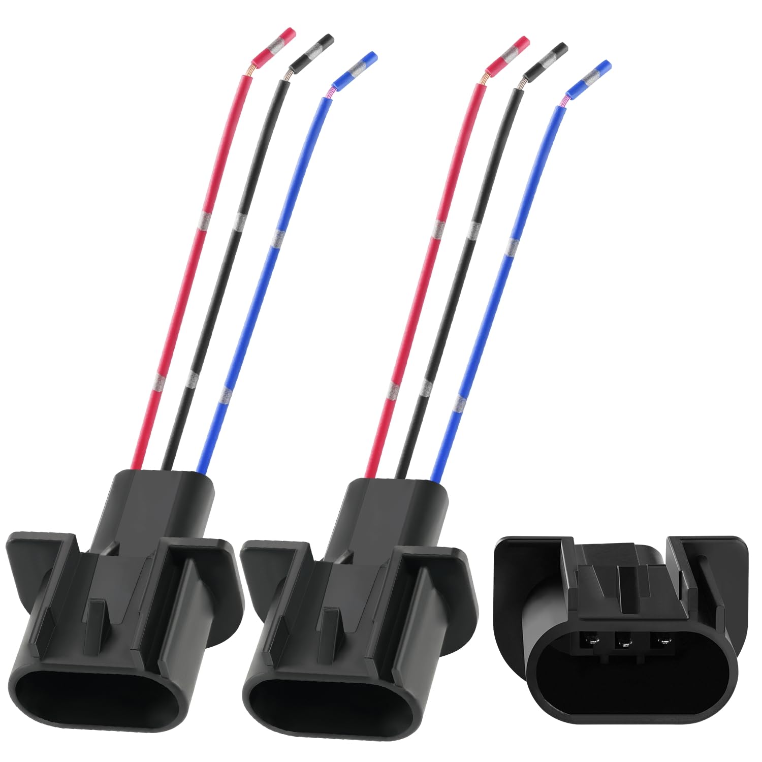 Ibrightstar H13 9008 H13Ll H13St H13Xv Male Nylon Adapter Wiring Harness Sockets Wire For Headlights Or Fog Lights