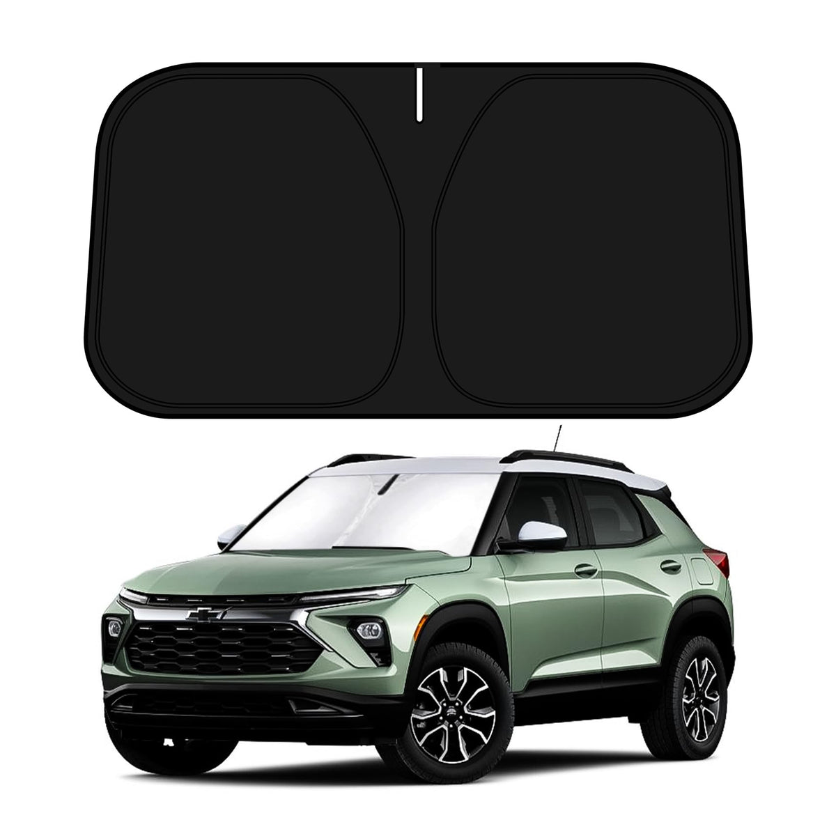 D-Lumina Windshield Sun Shade For 2021-2024 Chevy Trailblazer Accessories, Front Window Sunshade Sun Visor Protector Block Uv Ra