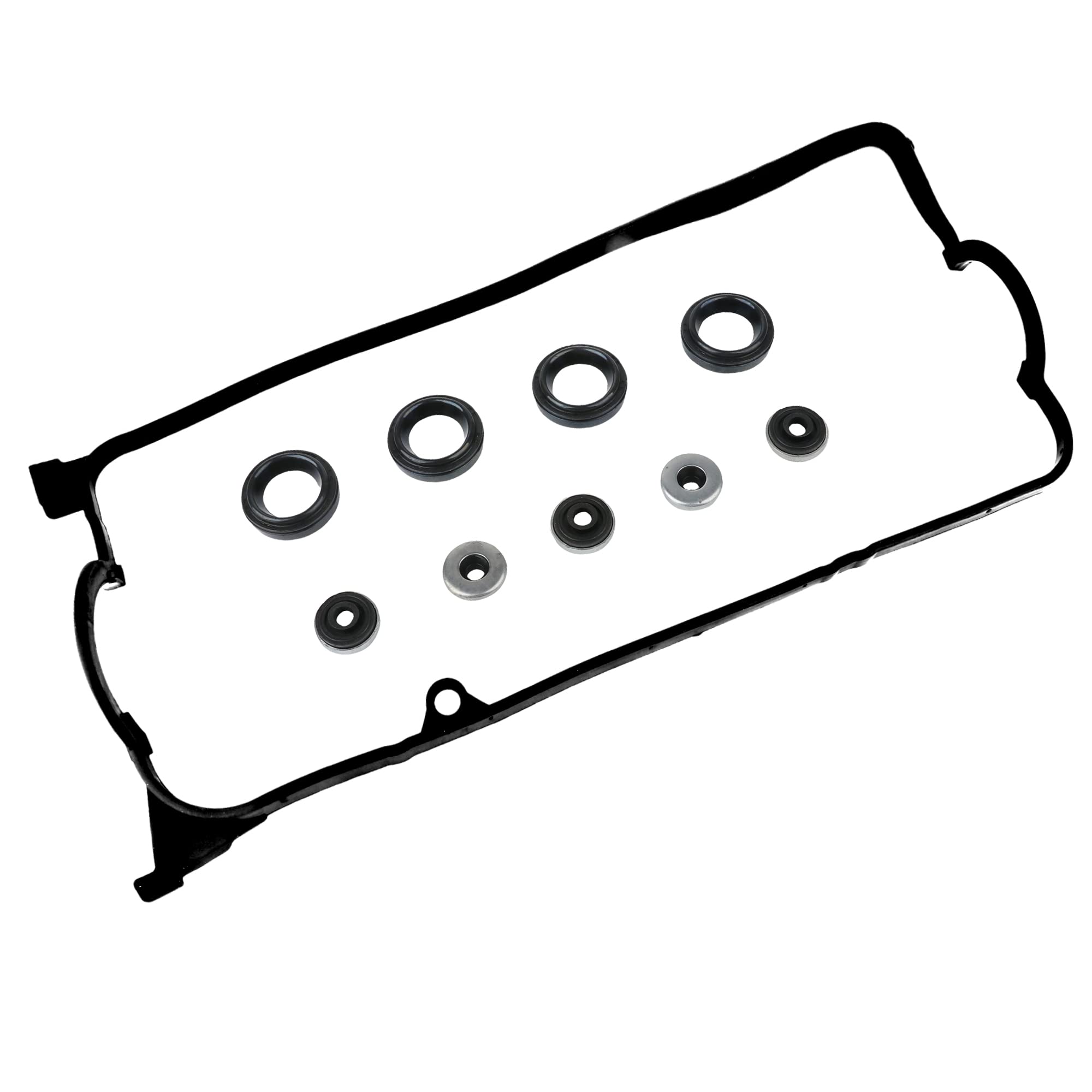 VS50606R Engine Valve Cover Gasket Kit for 2001-2005 Honda Civic 1.7L DX, LX, EX, HX, GX V-TEC D17A1 D17A2 D17A6 D17A7, 2001 200