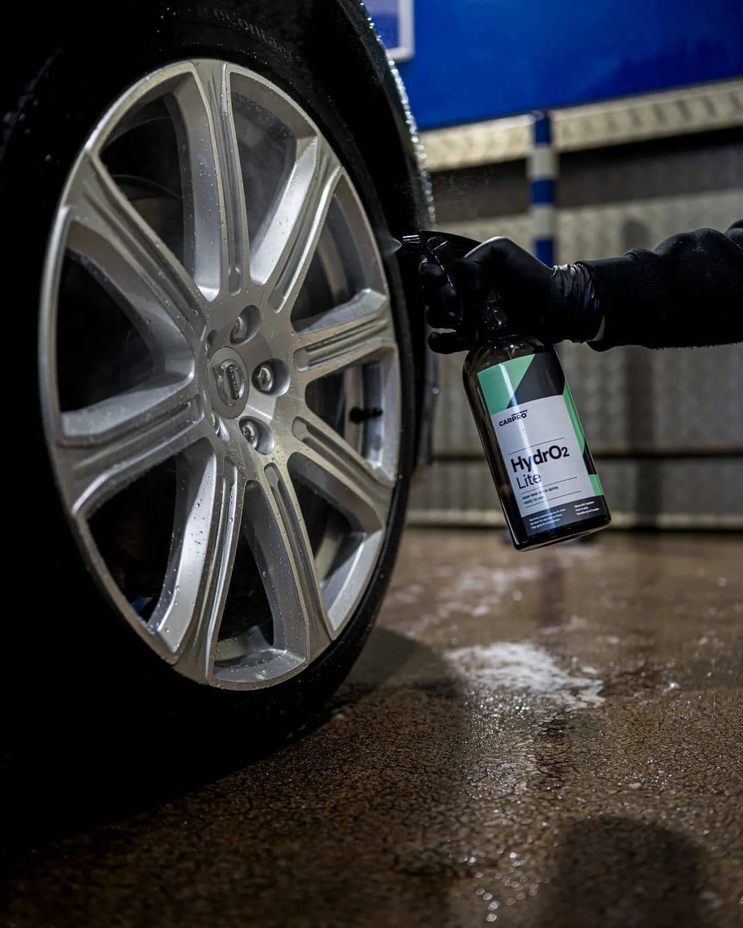 Carpro Hydro2 Lite Touchless Silica Sealant - Spray-On And Rinse-Off Automotive Paint Sealant - Ready To Use Formula - Liter With Sprayer (34Oz)