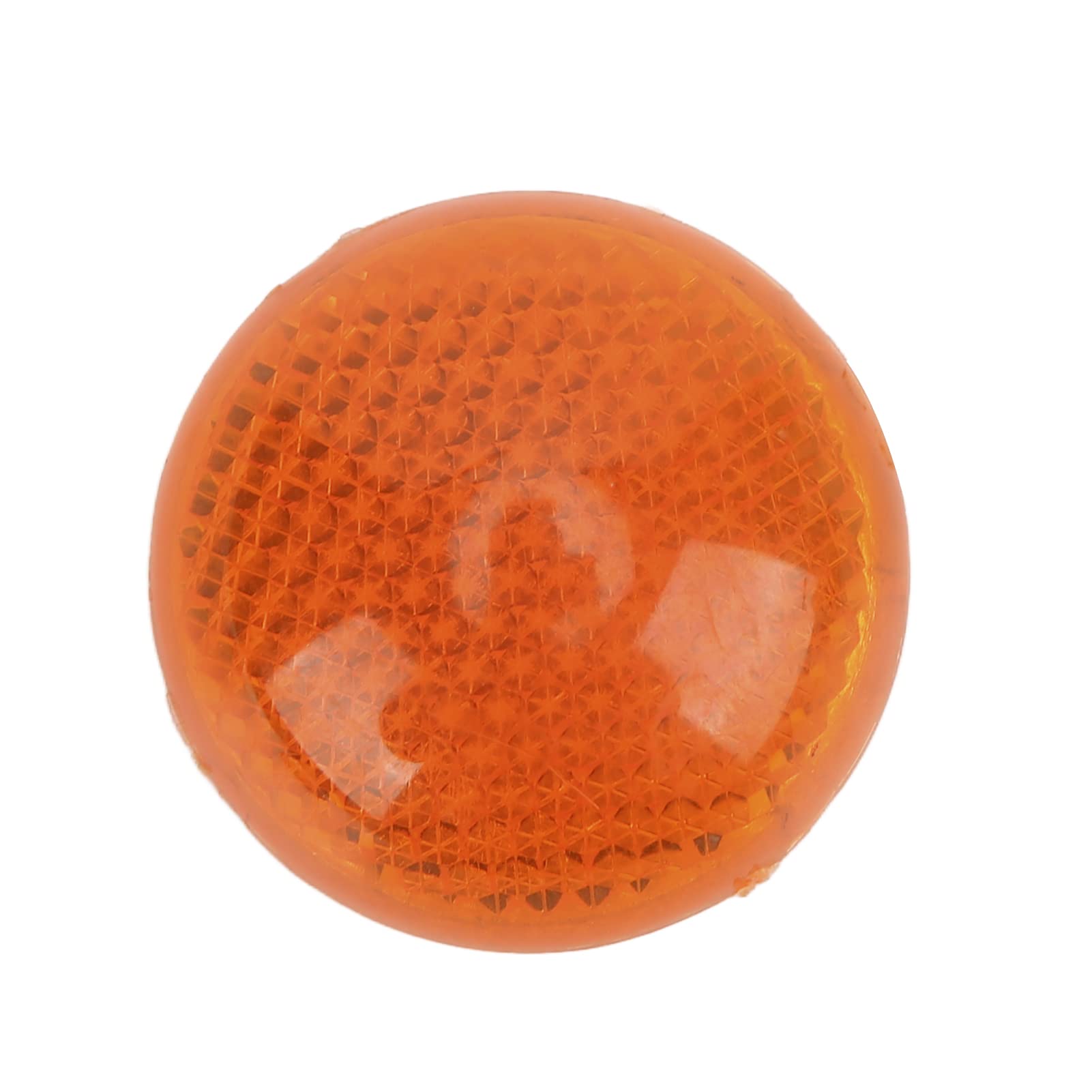 Orange Round Reflector,KIMISS 4Pcs/Set 1.65in Reflective Sticker High Visibility Warning Universal for Motorcycle Car Truck Driv