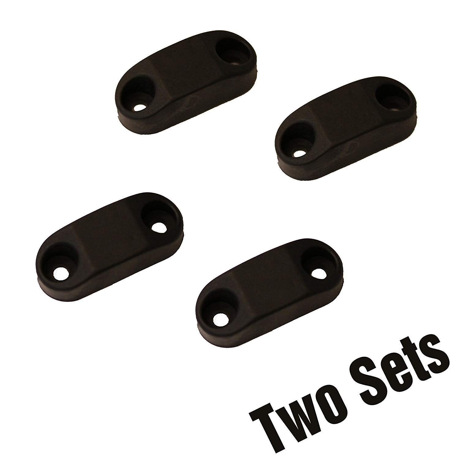 Hamilton Bowes #1 Strongest - Rv & Trailer Magnetic Door/Baggage Door Catch Camper Black Plastic (2-Pair)