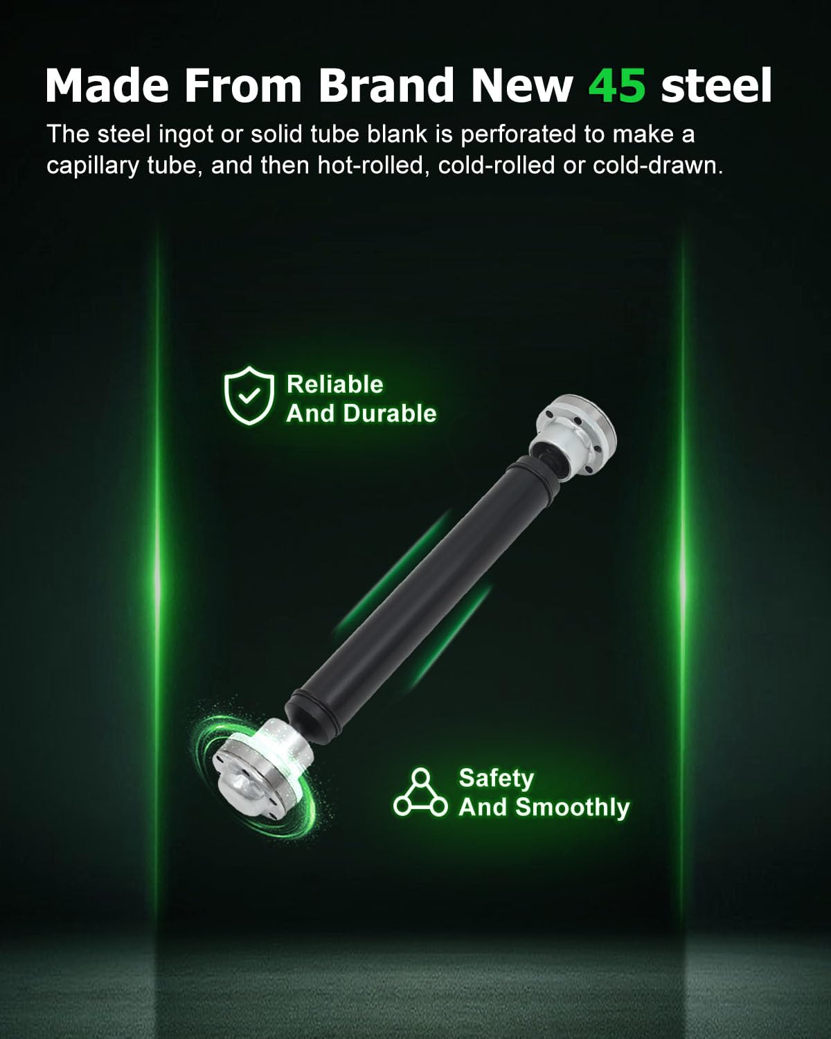 Scitoo 25.62'' Front Drive Shaft Assembly Propeller Shaft Compatible For Mercedes-Benz Gl320 Gl350 Gl450 Gl550 Ml320 Ml350 Ml450