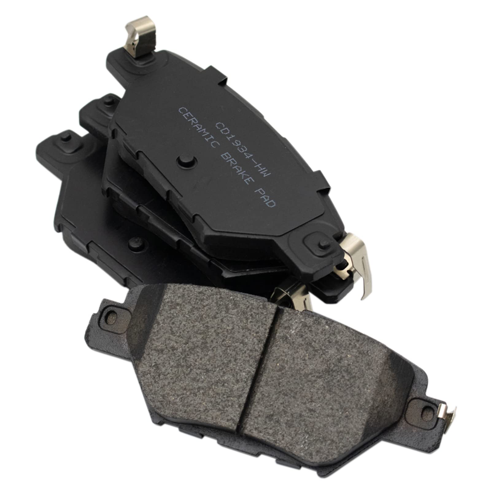 TRQ Rear Brake Pads Ceramic Compatible with 2016-2021 Mazda CX-9