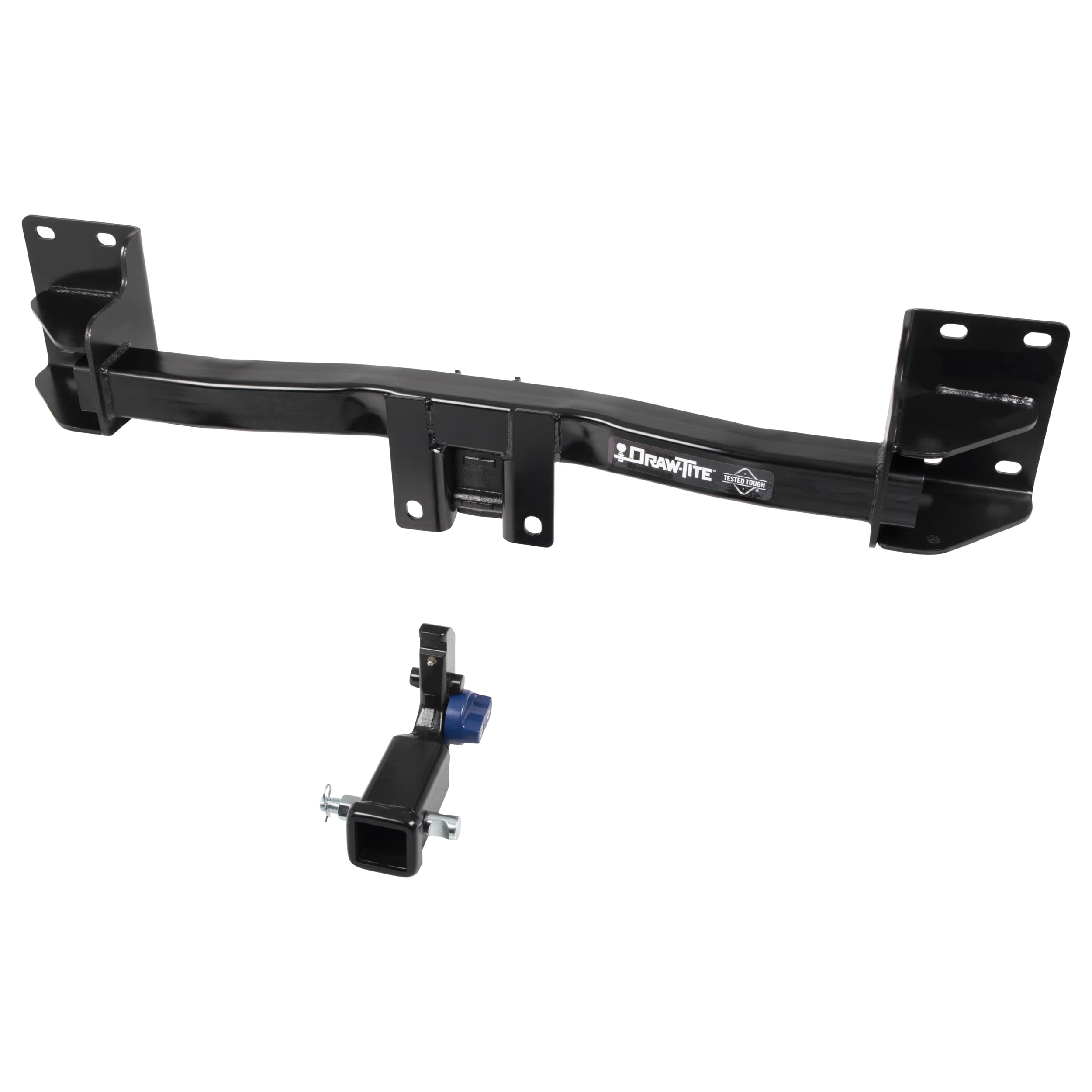 Draw-Tite Hidden Hitch 76903, Completely Hidden Trailer Hitch, 2 In. Removable Receiver, Black, Compatible With 2007 - 2018 Bmw 