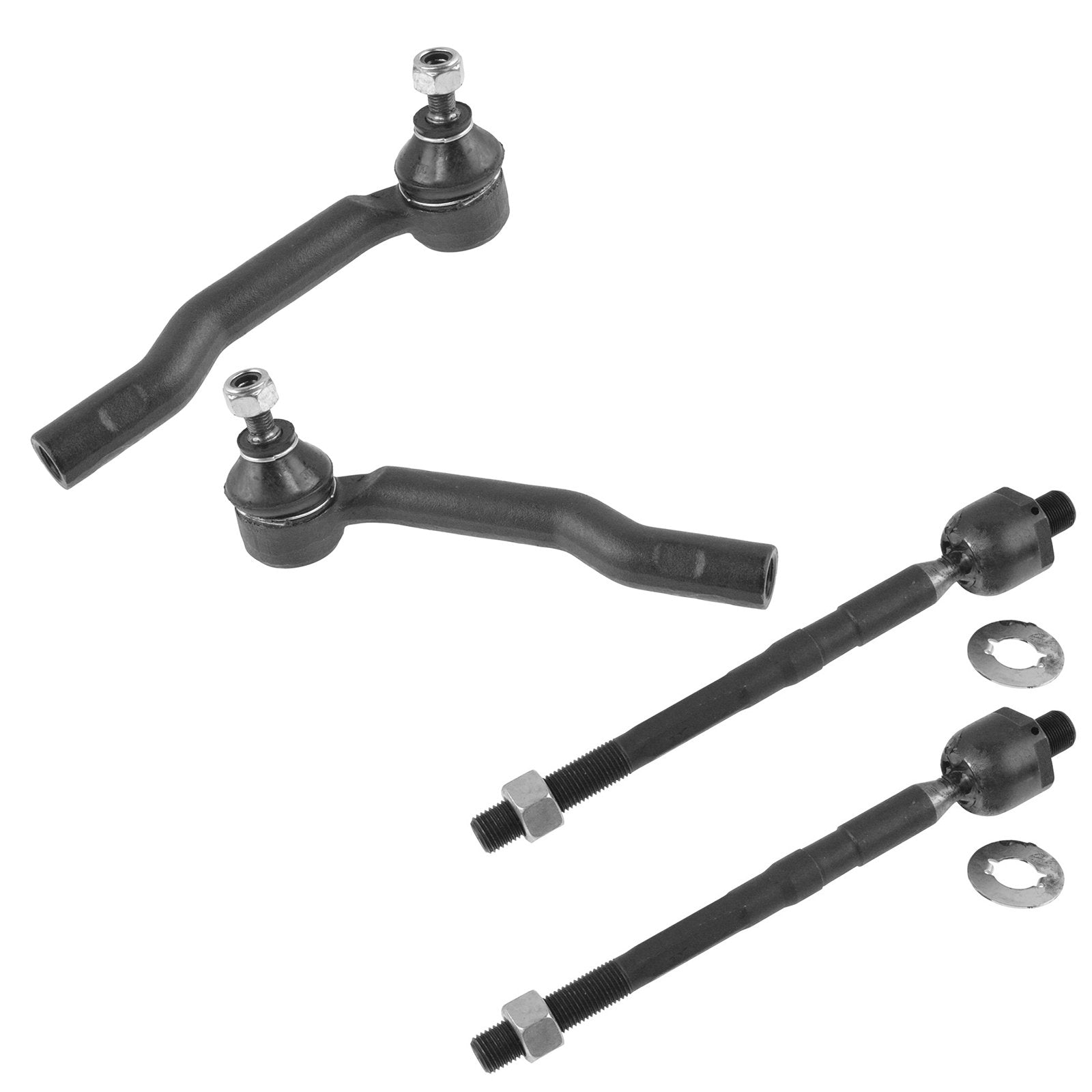 Trq Front Tie Rod Set Compatible With 1999-2005 Suzuki Grand Vitara 2002-2006 Xl-7