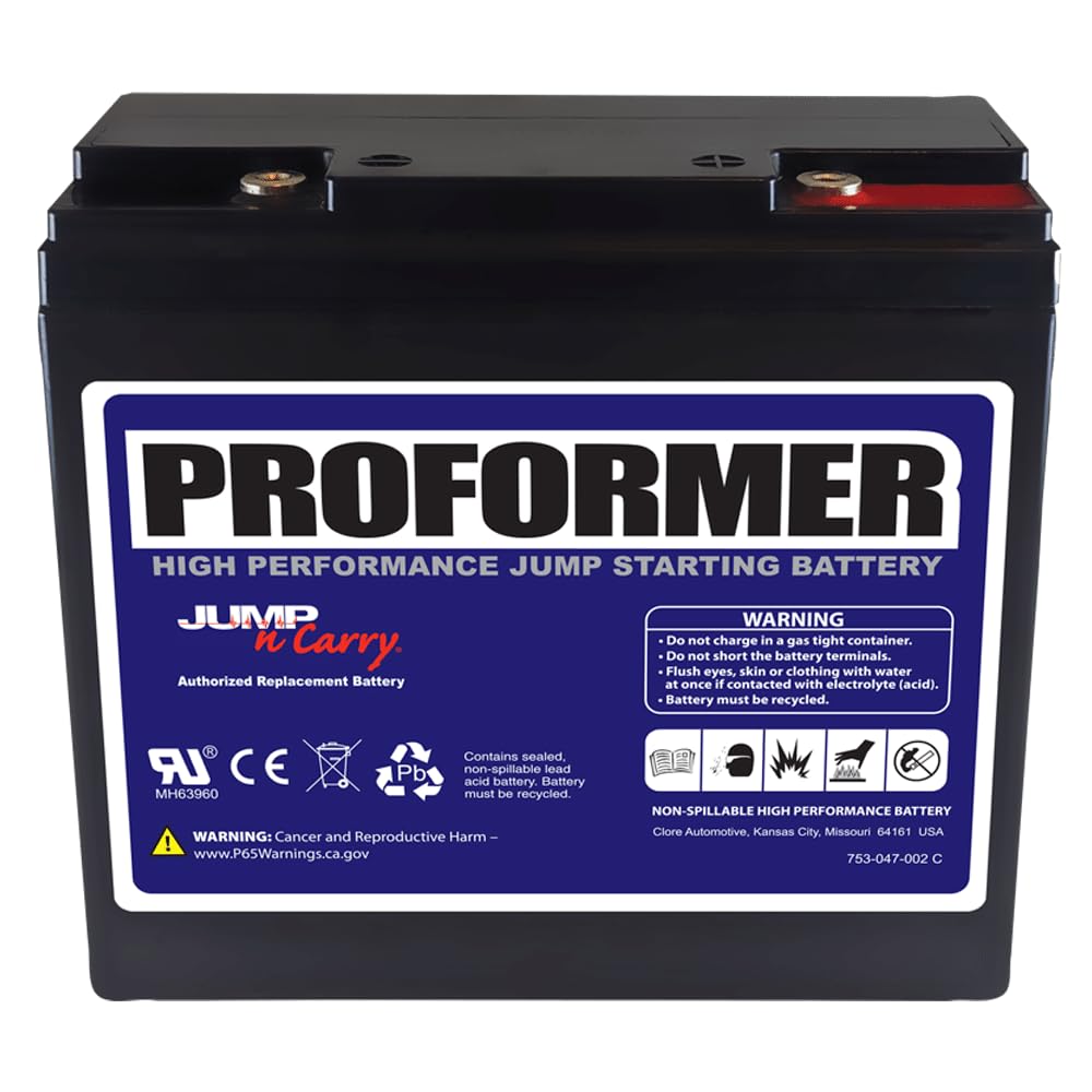 Clore Automotive Jump-N-Carry JNC105 Replacement Battery for JNC660, JNCAIR, JNC770 - OE Official Replacement