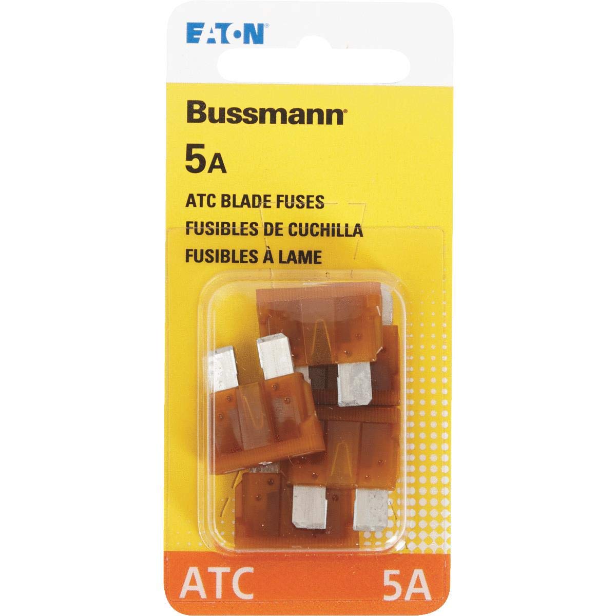 Bussman Bp/Atc-5-Rp Blade Fuse 5A 5Pk