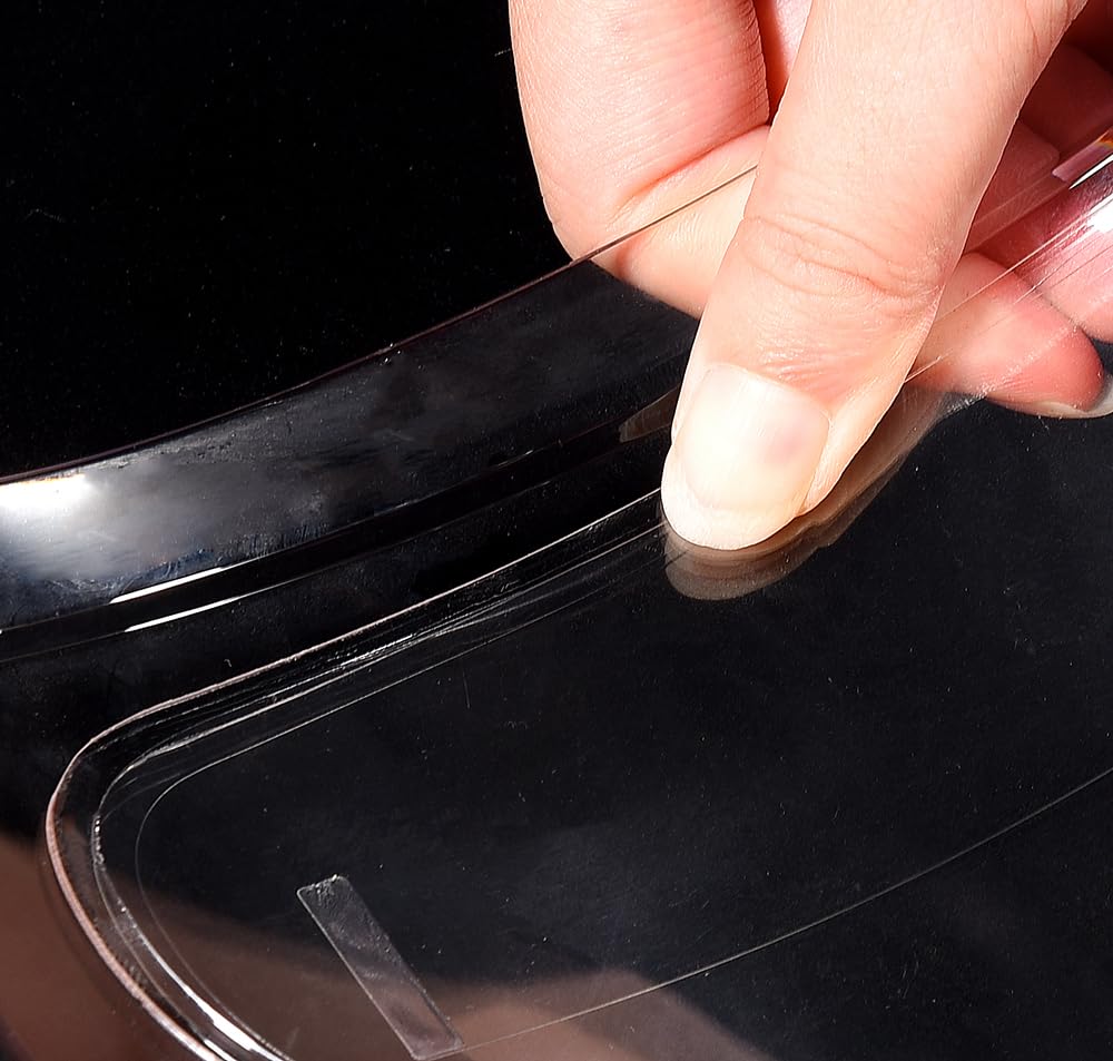 Universal Helmet Shield Anti Fog Film,Clear Visor Lens Insert Fog Resistant 3.7'' X 10.7'' - 2 Pcs