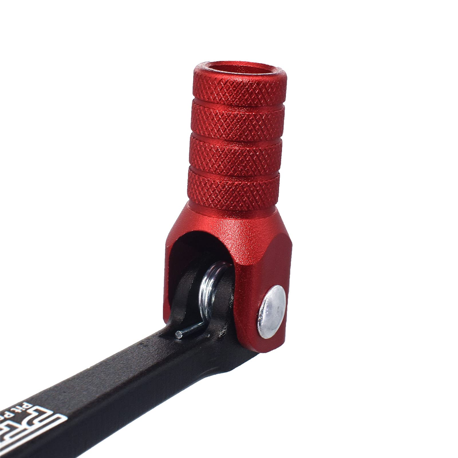 Gear Shift Lever, Rod Alloy Aluminium Gear Lever Fits For Motorcycle Bse Crf 110 Apollo Ttr 125 Motorcycle 50Cc 110Cc 250Cc Dirt Pit Bike(Black&Red)