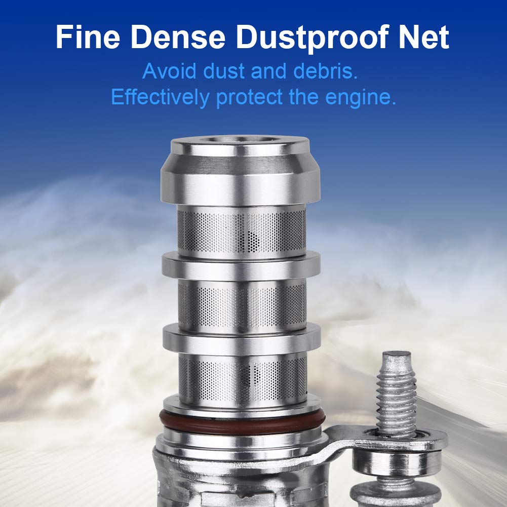 Wmphe Vvt Solenoid Intake & Exhaust Camshaft Position Actuator Solenoid Valve Kit Compatible With Chevy Hhr Malibu Cobalt Gmc Buick Pontiac Saab Saturn 2.0L 2.2L 2.4L Replacement For 12655421 12655420