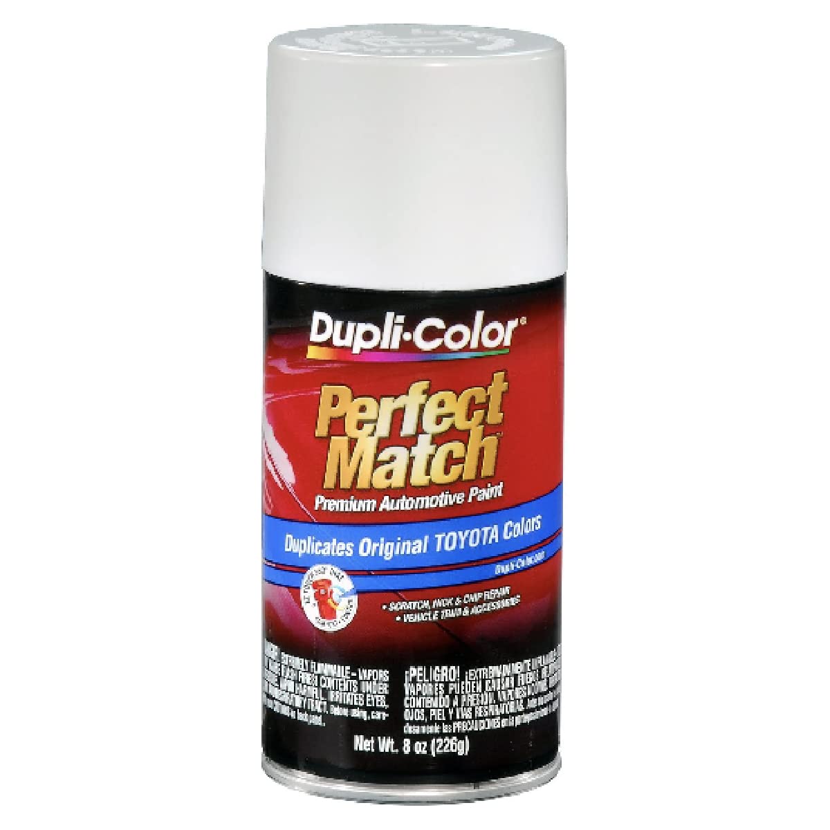 Dupli-Color Ebty15567-6Pk Perfect Match Automotive Spray Paint - Toyota Super White Ii, 040 - 8 Oz. Aerosol Can, 6-Pack