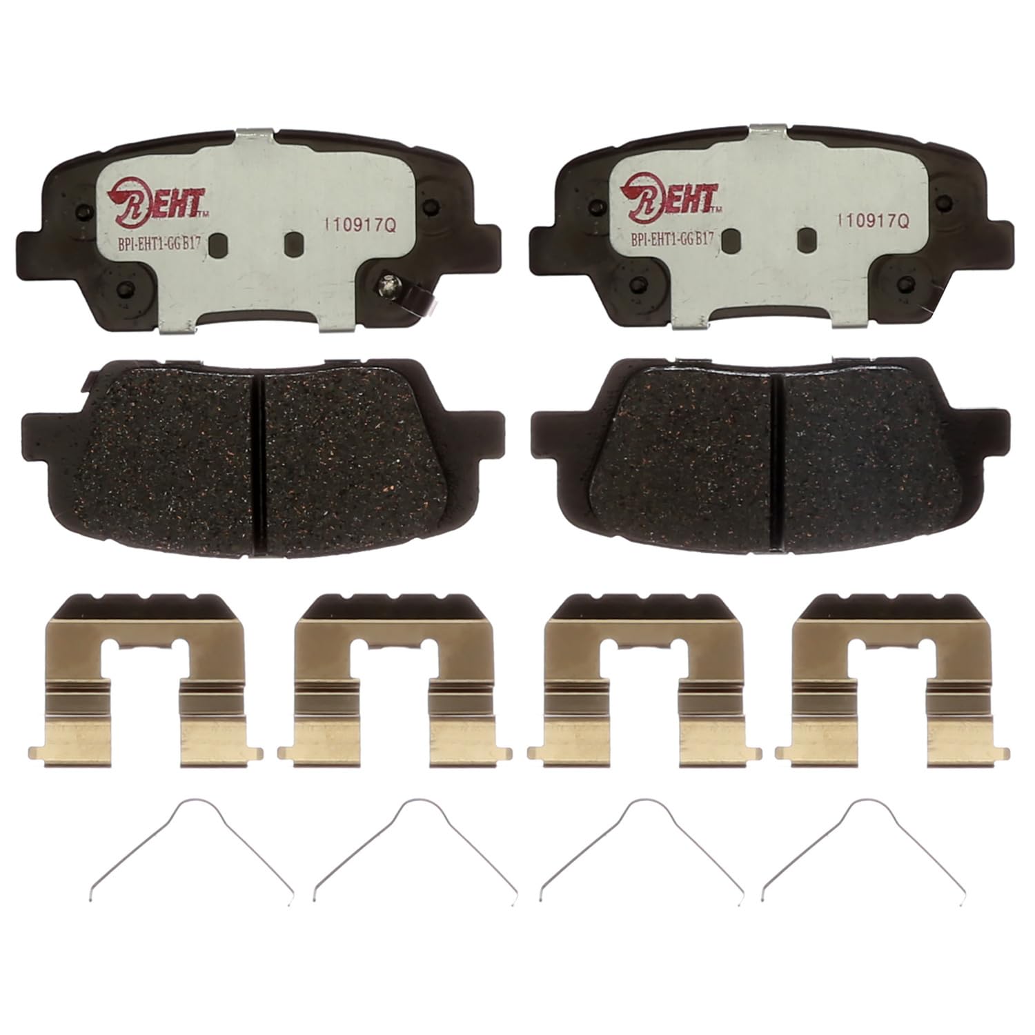 Raybestos Element3 Eht Automotive Replacement Rear Brake Pad Set For Selected Hyundai Santa Fe & Kia Sorrento Model Years (Eht19