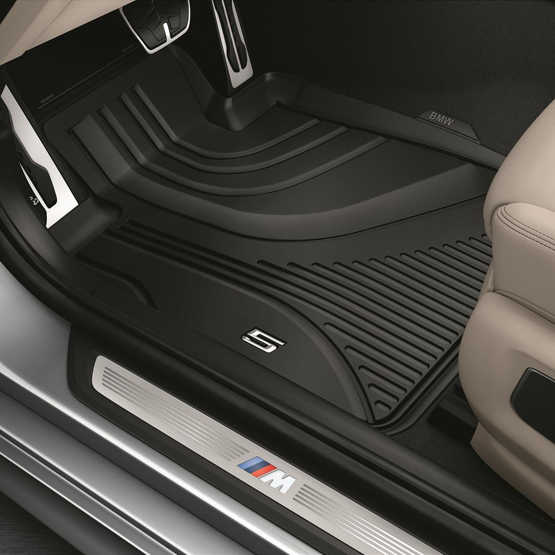 Bmw 51472414218 All-Weather Floor Mats For G30 5 Series And F90 M5 (Set Of 2 Front Mats)