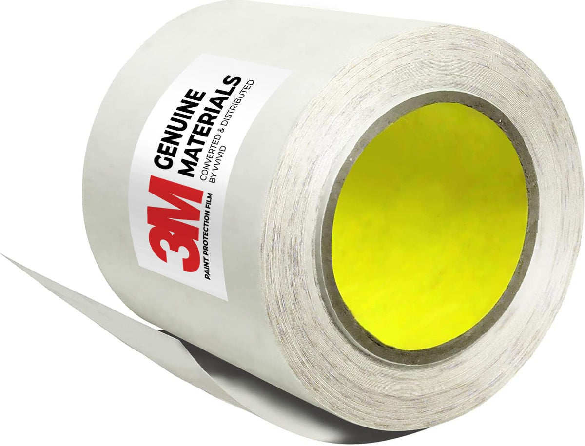 Vvivid 3M Clear Paint Protection Vinyl Film 4 Inch Wide Choose Your Size (4 Inch X 600 Inch Bulk Roll)