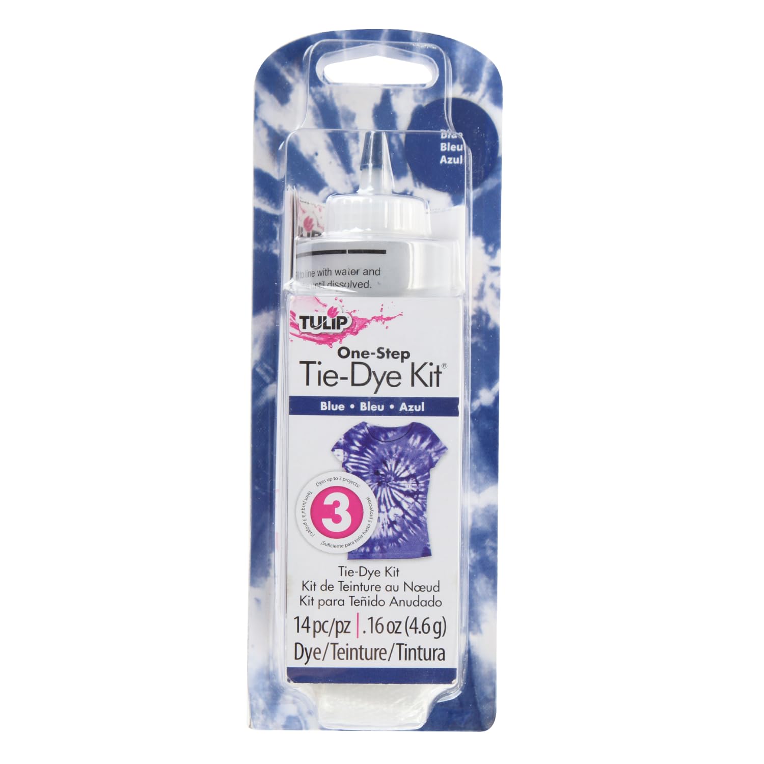 Tulip One-Step Tie-Dye Kit Tulip Fabric Dye Open Stock 21547 Fdy Opstk Blue 3/36