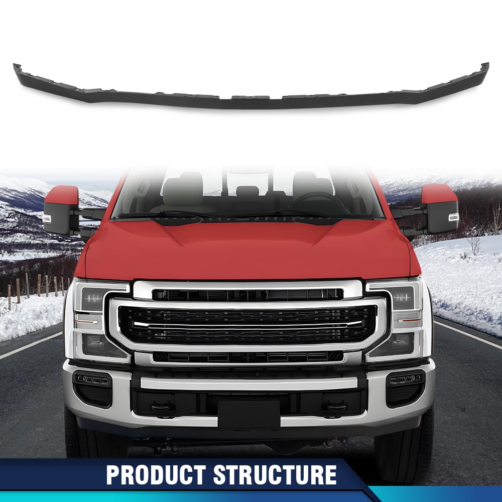 PIT66 Front Lower Deflector Valance Panel Compatible with 2020-2022 Ford F250 F350 F450 F550 Super Duty (Tremor Package Only) LC