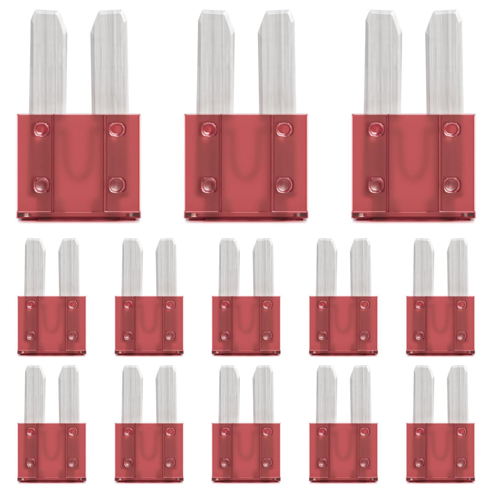 ALLECIN 10 Amp Micro2 Fuse 10Amp Micro 2 Car Fuses 10A Automotive APT ATR Blade Fusibles para Autos for RV Vehicle Truck Motorcy