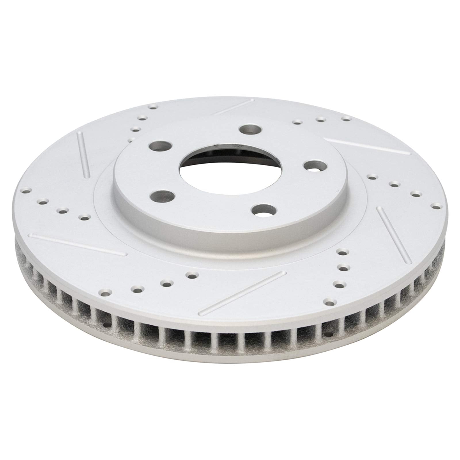 Trq Front Performance Brake Rotor Drilled Slotted Pair For Aurora/Bonneville/Camaro/Deville/Eldorado/Firebird/Impala/Intrigue/Le