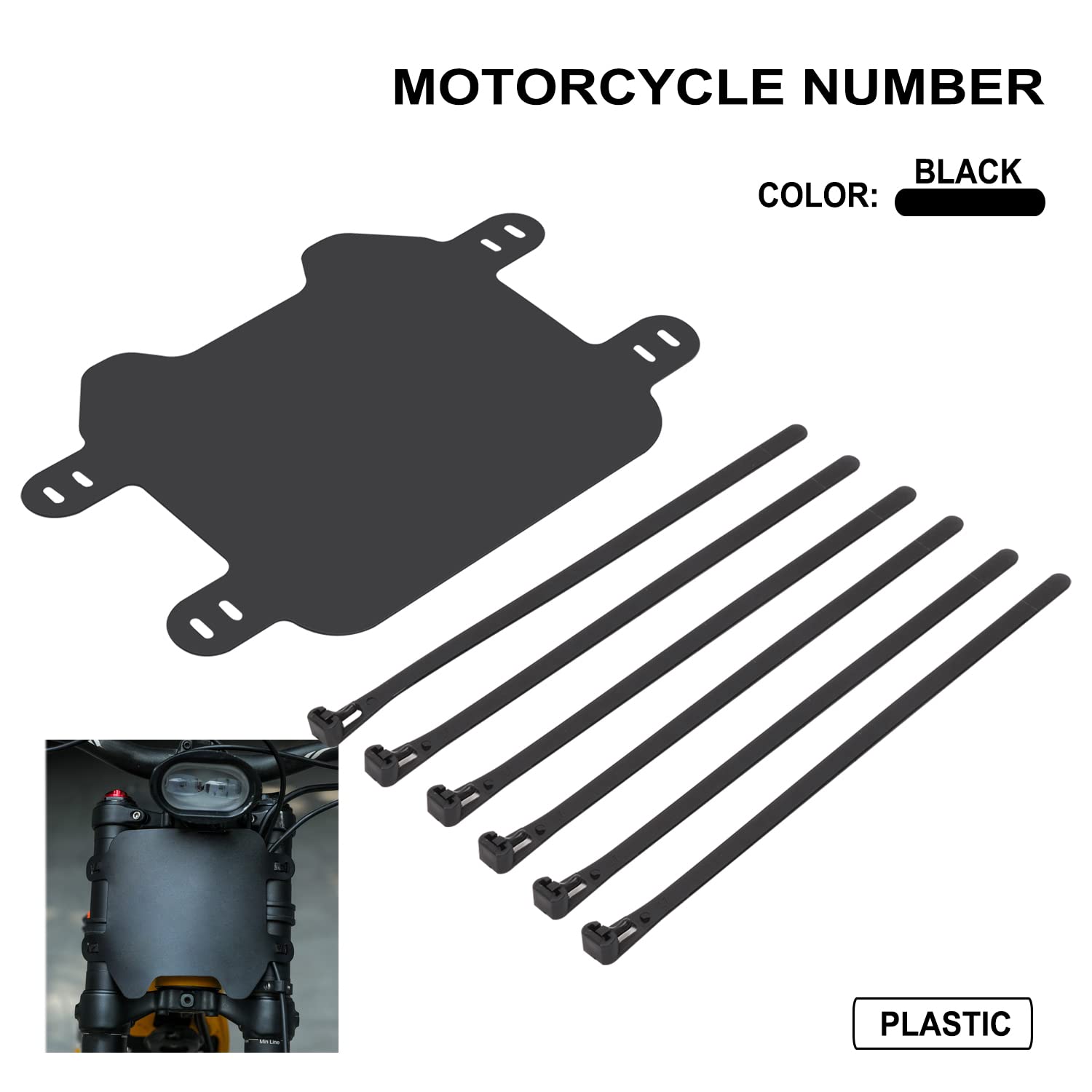 Jfg Racing Sur Ron Front Number Plate, Motorcycle Plate Abs Plastic Replacement For Sur-Ron S Sur-Ron X Surron Light Bee Electri