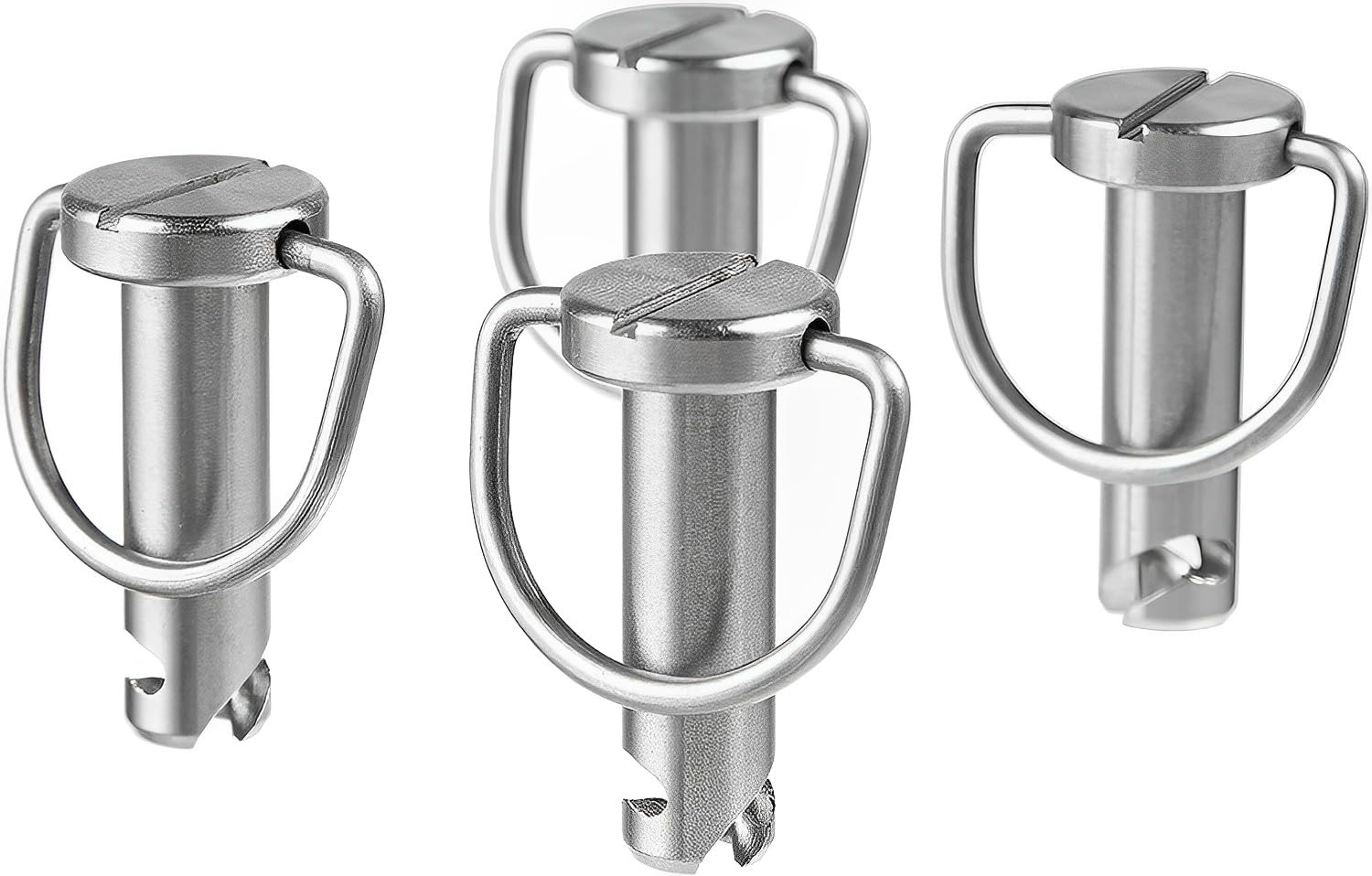 Langpu Fastener-1/4 Turn With Washers/Saddlebag Mounting Pin Bolts/Motorcycle Saddle Bag Fasteners Pins Compatible With Harley Touring Softail Road King Electra Street Glide All Years (Fasteners)