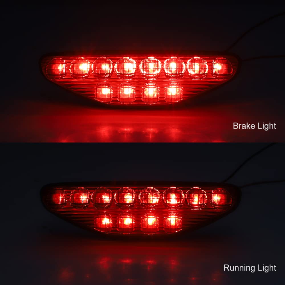 Cavauu Atv Motorcycle Led Tail Light Waterproof Trx Led Brake Lamp Compatible With 2006-2009 Trx 450R,2006-2014 Trx 450Er Replac