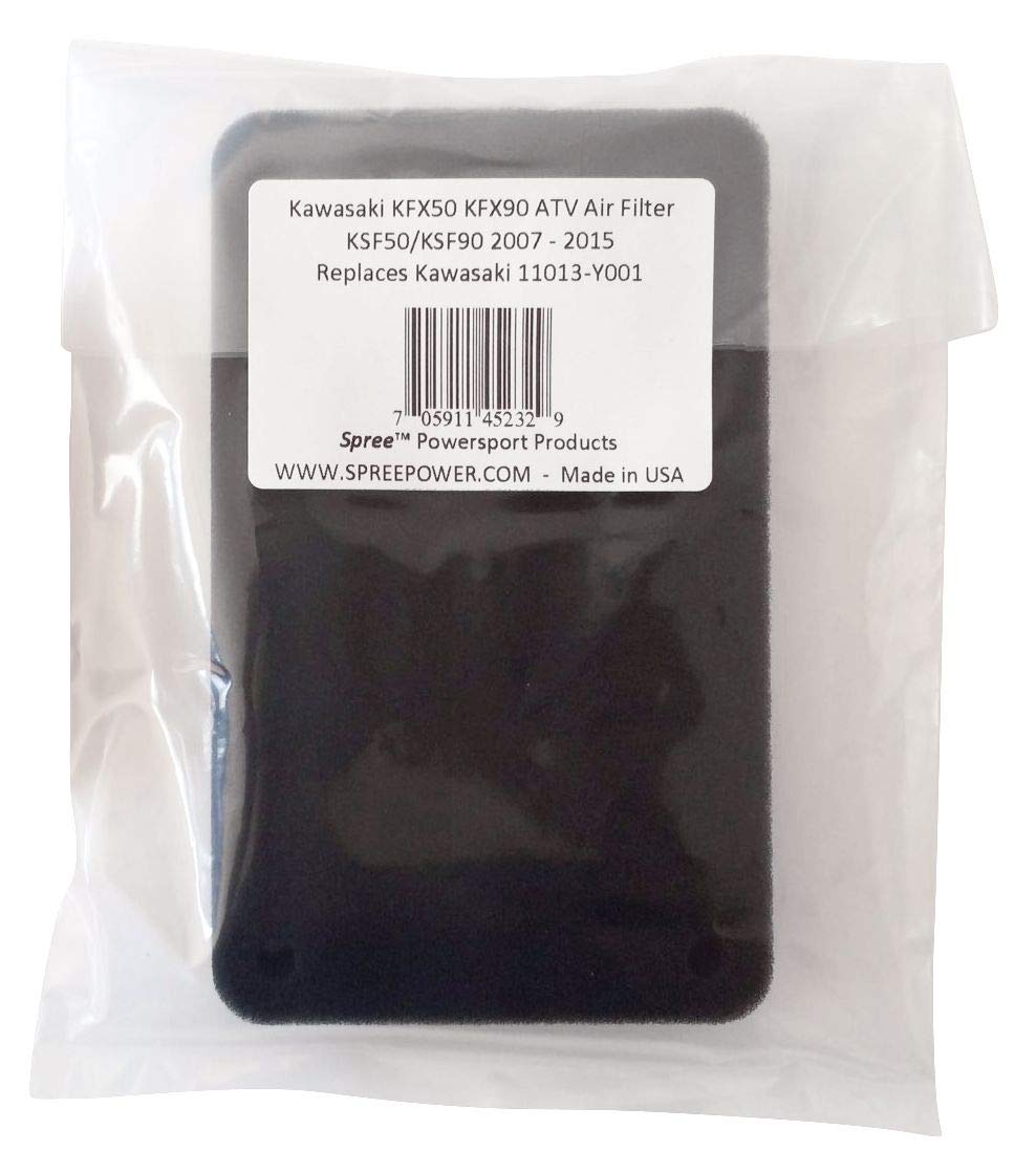 Spree Compatible Replacement For Kawasaki Kfx50 Kfx90 Atv Air Filter (2007-2015)