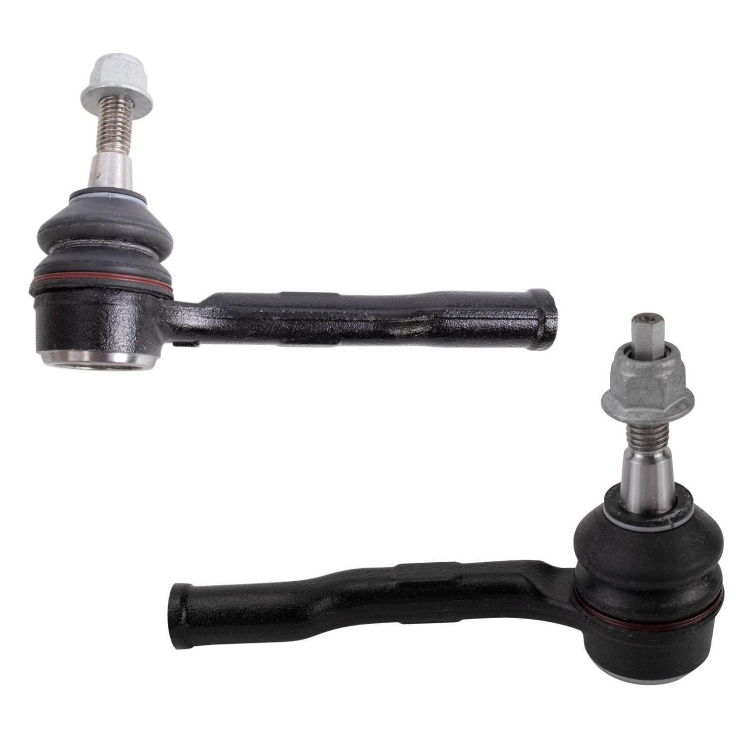 TRQ Front Outer Tie Rod Set Compatible with 2016-2019 Chevrolet Cruze Volt