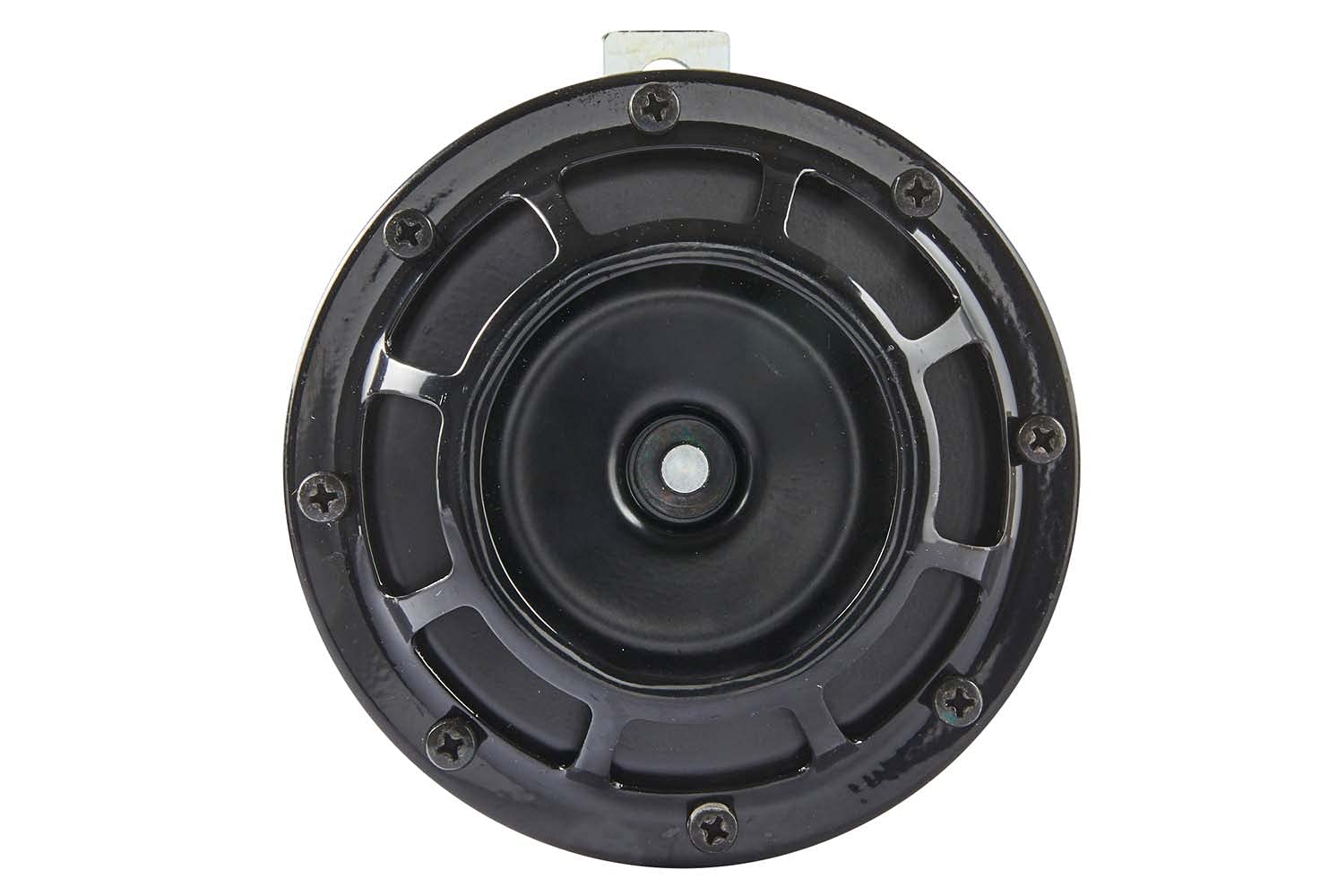 HELLA 003399061 Supertone 24V Low Tone Horn with Black Protective Grill, Single Horn