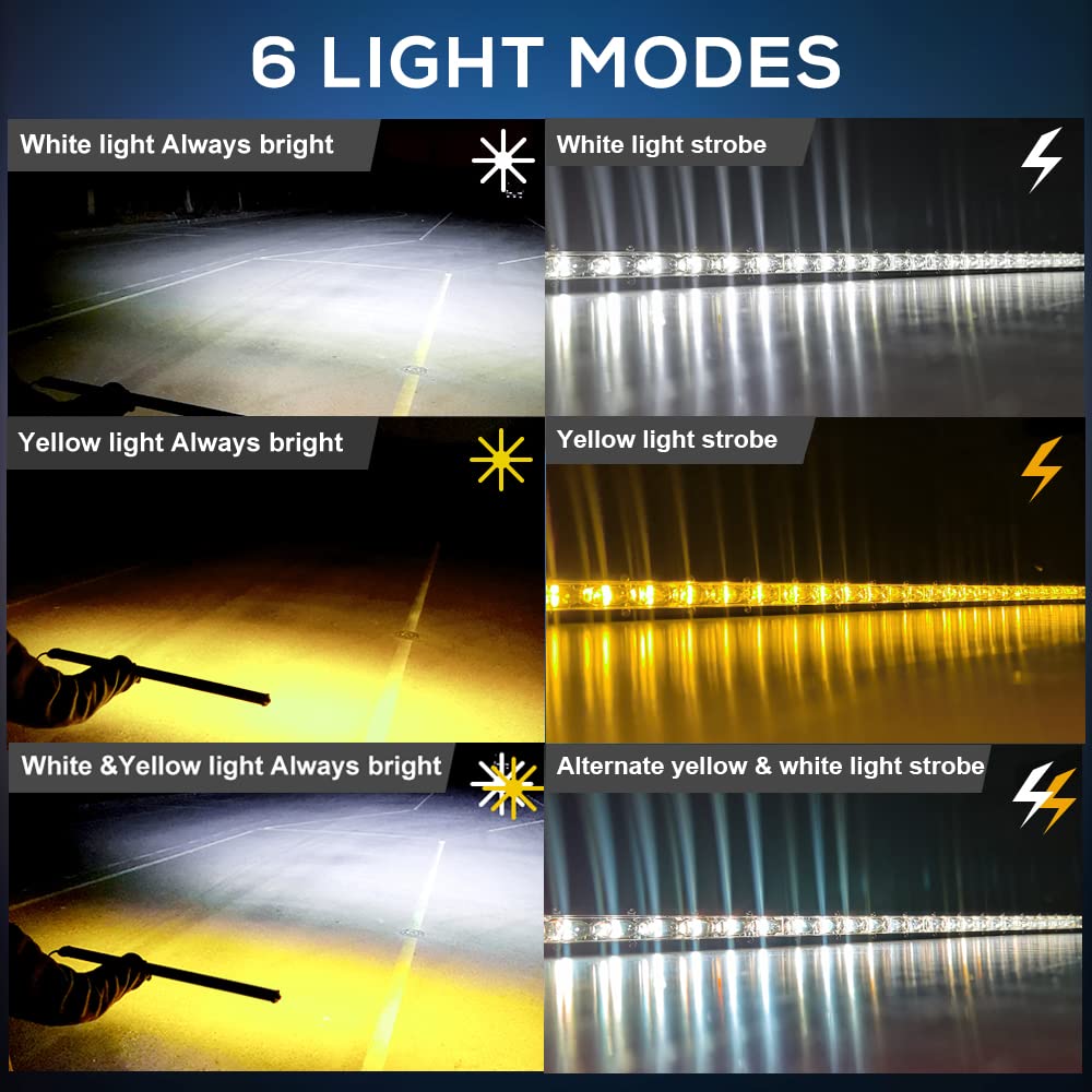 Co Light Led Light Bar Single 44 Inch Slim Single Row Lightbar Driving Combo Beam Off Road Fog Work Lights For Truck, Car, Cabin