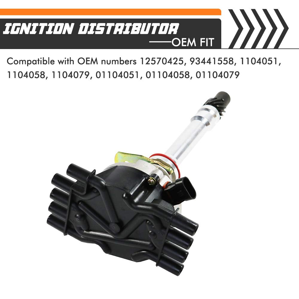 Complete Ignition Distributor Replacement For Gmc Vortec C1500 C2500 C3500 K1500 K2500 K3500 1996 1997 1998 1999 2000 2001 2002
