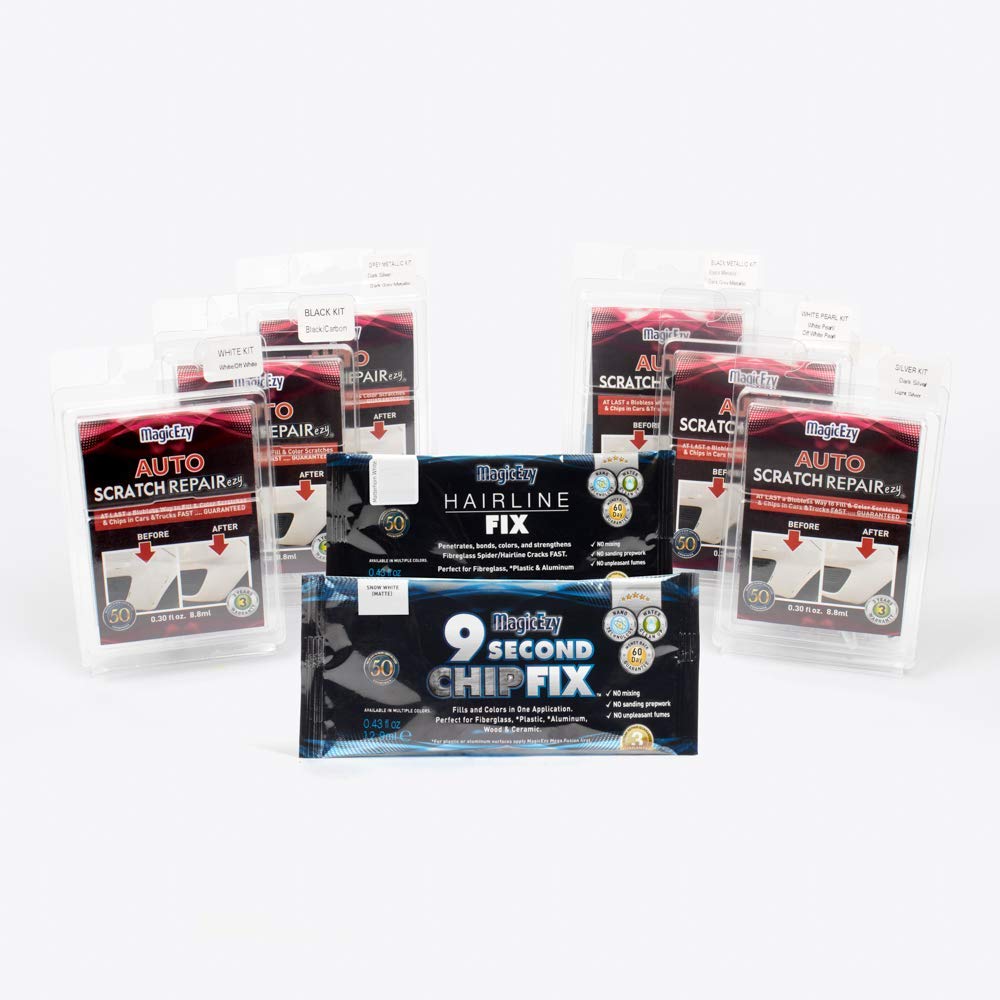 Magicezy Hairline Fix - (Cream) - Gelcoat Repair Kit For Fiberglass Boats - Marine Crack Repair And Scratch Touch Up Filler - Strong