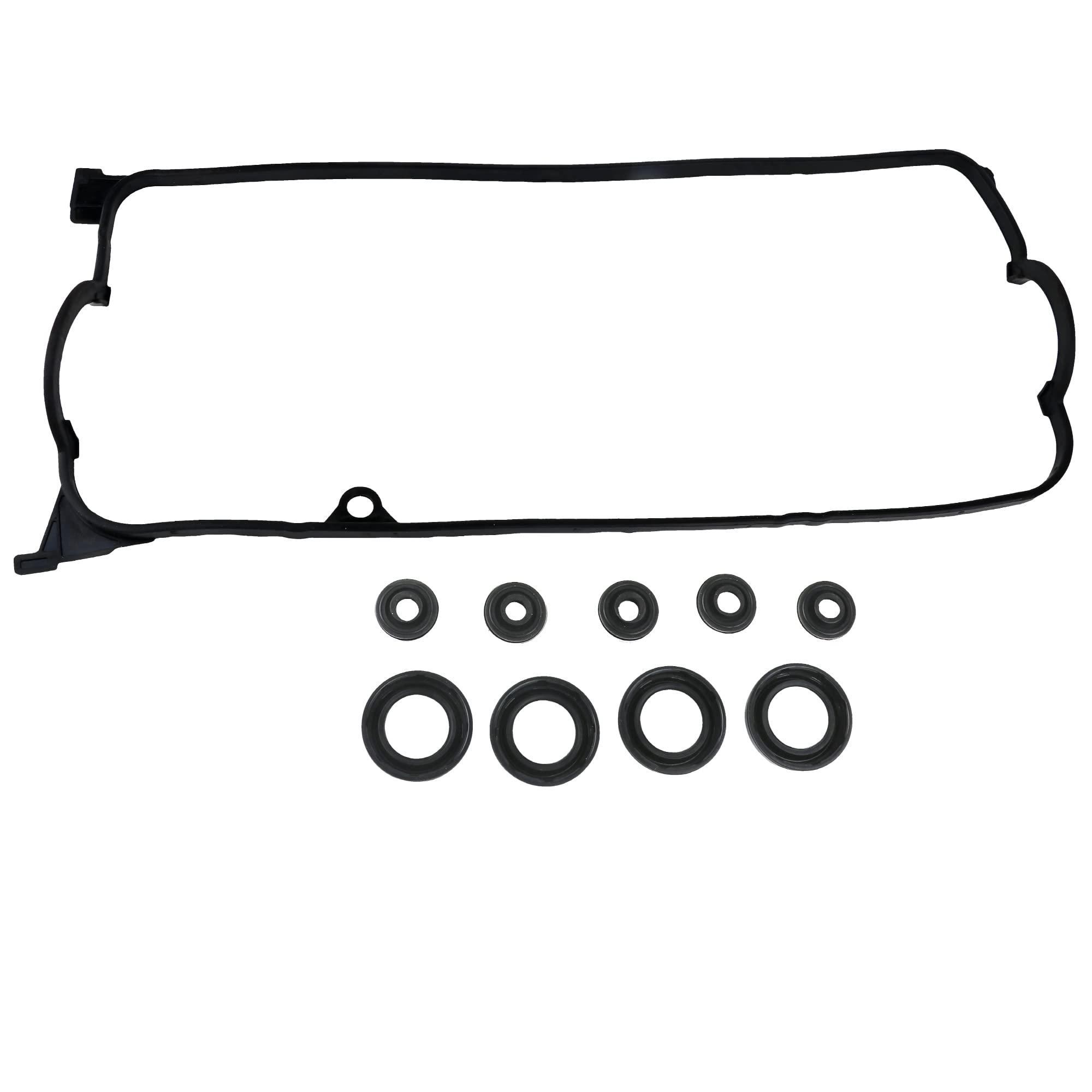 Vs50606R Engine Valve Cover Gasket Kit For 2001-2005 Honda Civic 1.7L Dx, Lx, Ex, Hx, Gx V-Tec D17A1 D17A2 D17A6 D17A7, 2001 2002 2003 2004 2005, 01 02 03 04 05