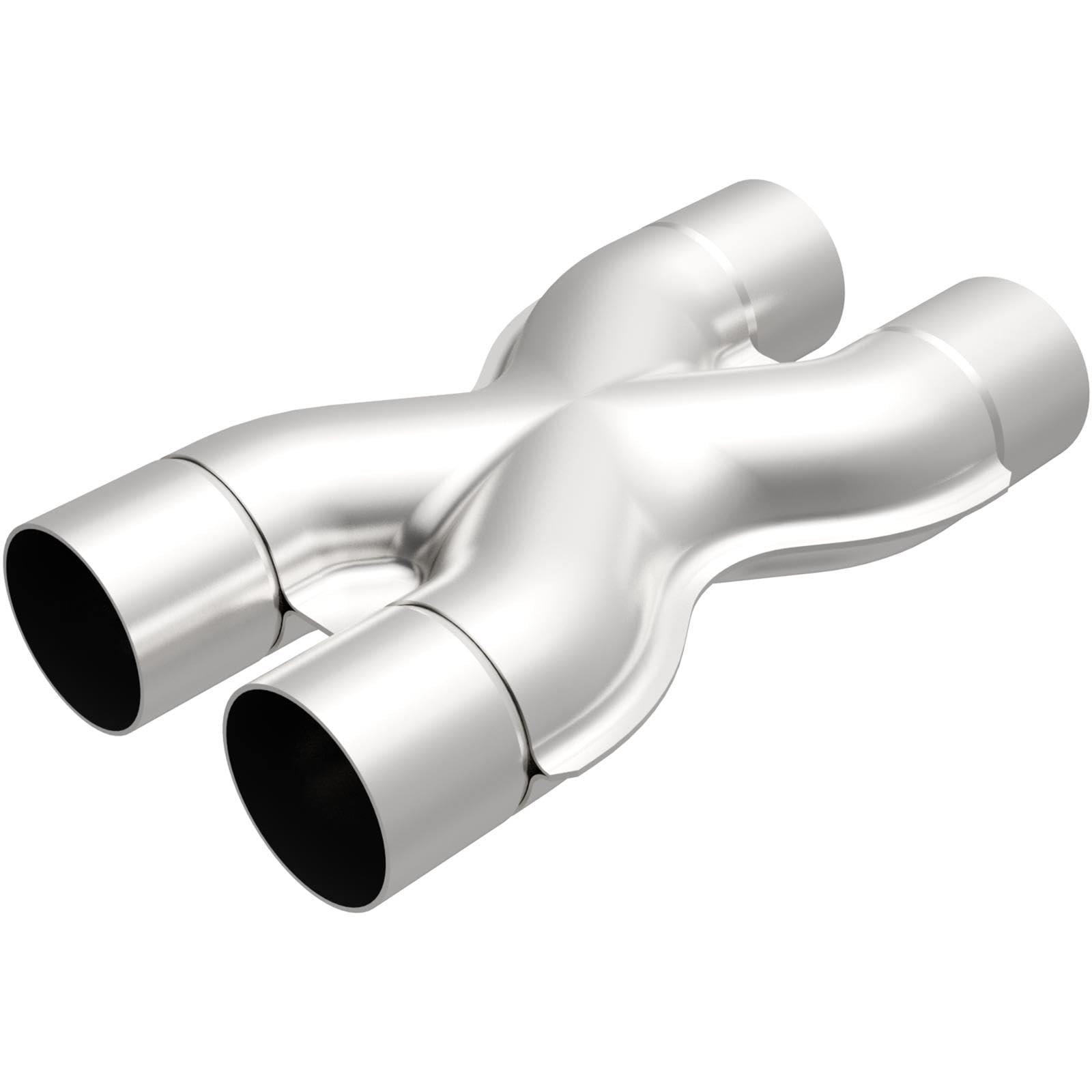 Magnaflow Performance Exhaust Tru-X Crossover X-Pipe 10791: 2.5/2.5 Inlet/Outlet, Stainless Steel