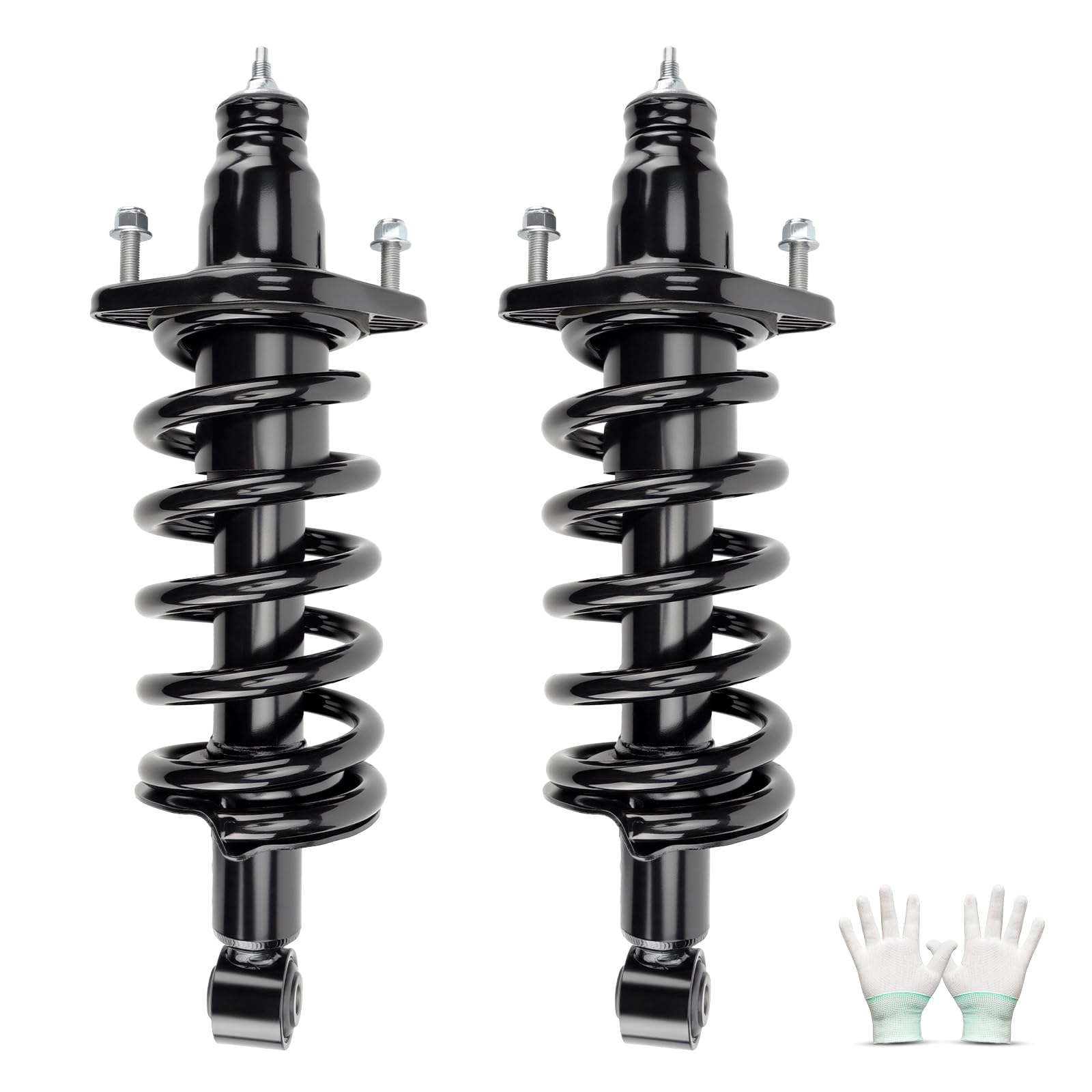 KAX Complete Struts w/Coil Springs Replacement Strut Shocks Assembly 172497L,172497R for Honda CR-V 2007-2011 Rear Suspension Ki