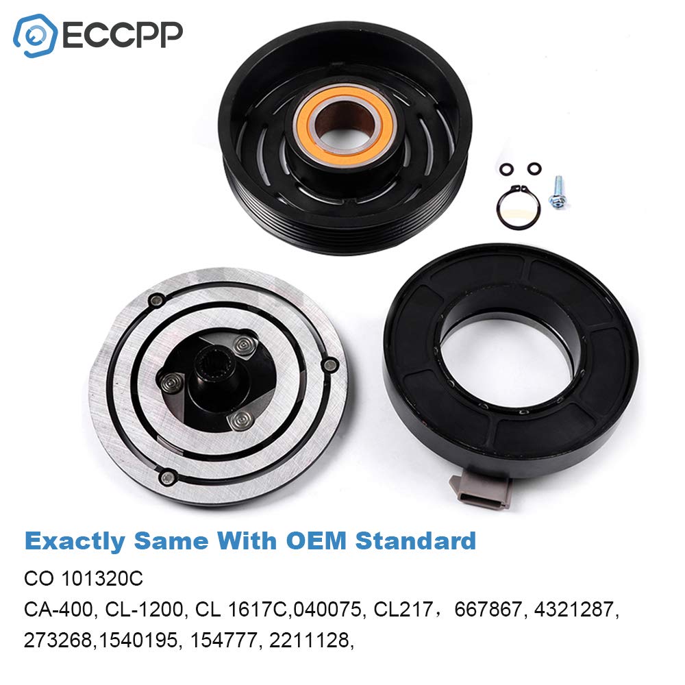 Eccpp A/C Compressor Clutch 1996 For Ford E-150 E-350 Econoline 4.9L 5.0L 5.8L 1991-2001 For Ford Explorer 4.0L Ac Clutch