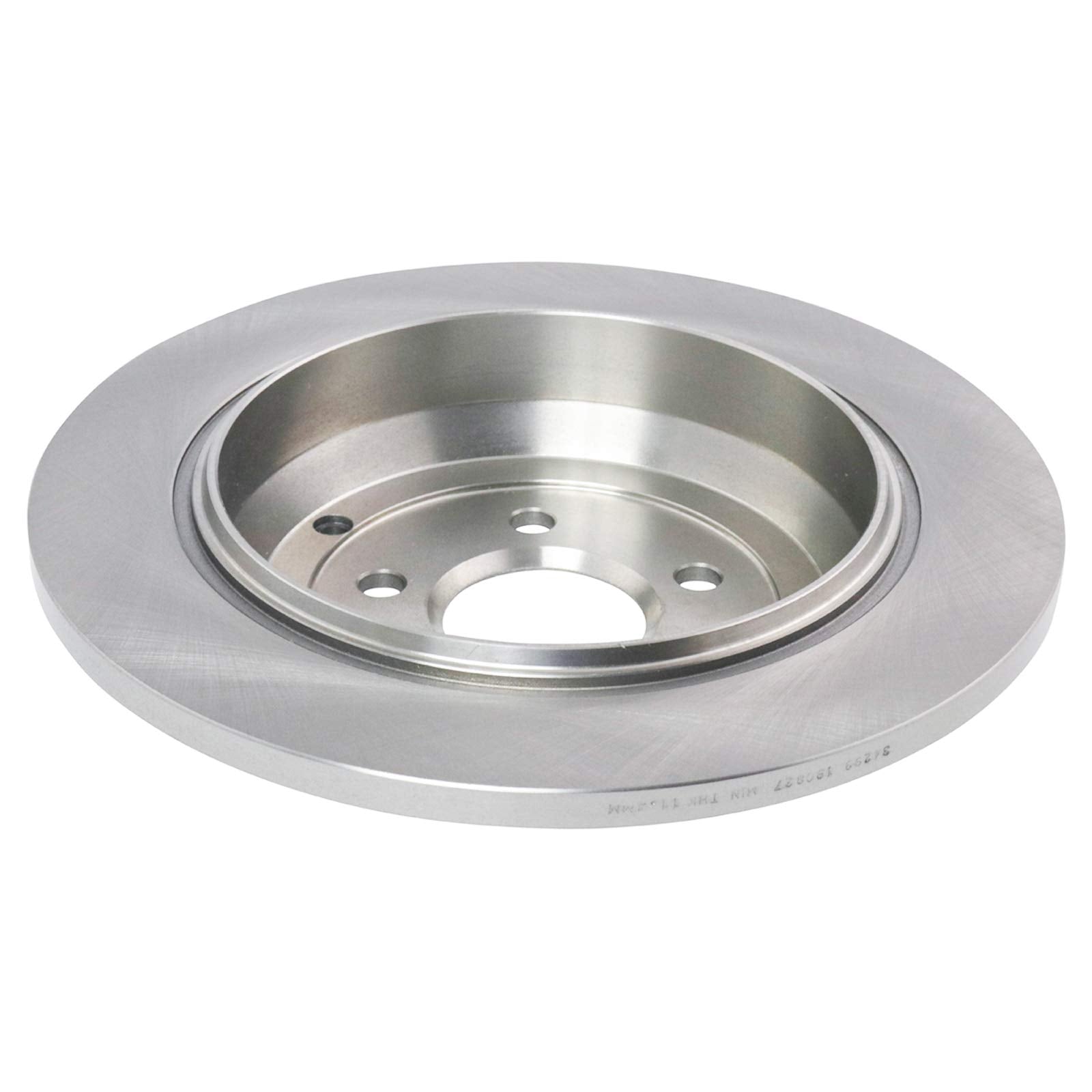 Trq Rear Brake Pad & Rotor Kit Brake Pads Brake Rotor Semi-Metallic Compatible With 2007-2009 Mercedes-Benz Ml320 2006-2011 Ml35