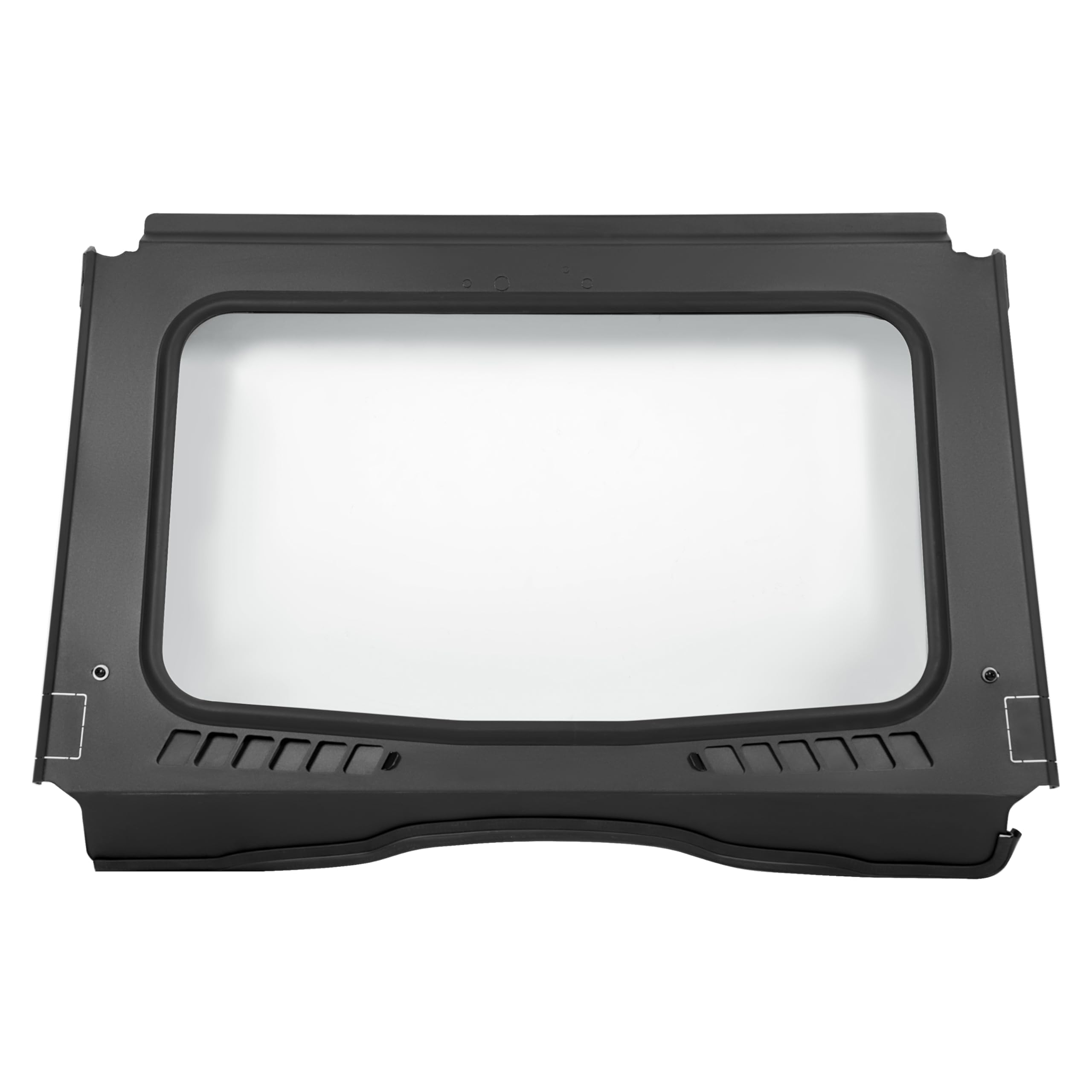 KUAFU Vented Front Glass Windshield Compatible with 2015-2025 Honda Pioneer 500 520 Steel Frame Clear Windscreen