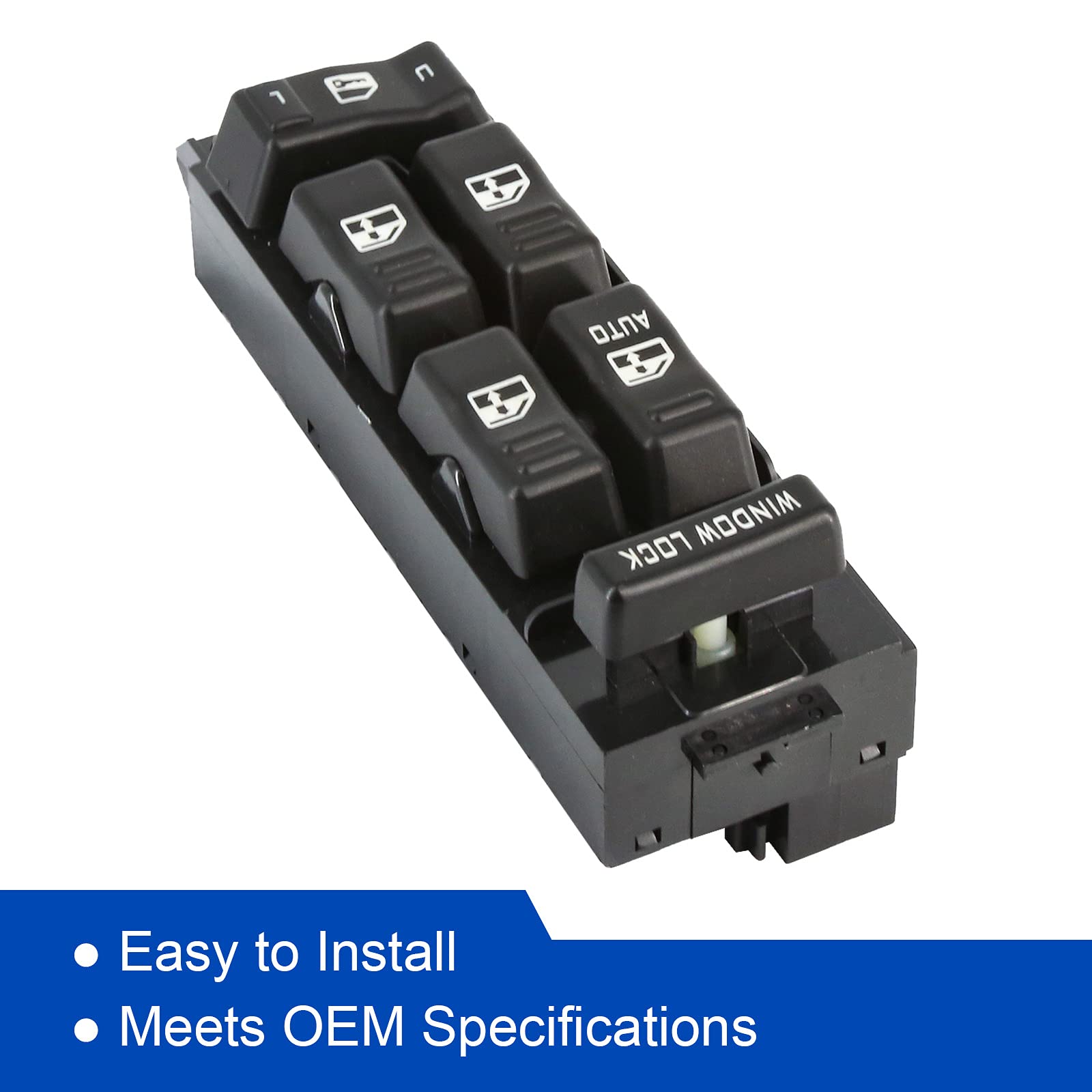 Power Window Switch Master Control Driver Side Compatible For 2000 2001 2002 Chevy Silverado Tahoe Suburban & Gmc Yukon Xl Sierr