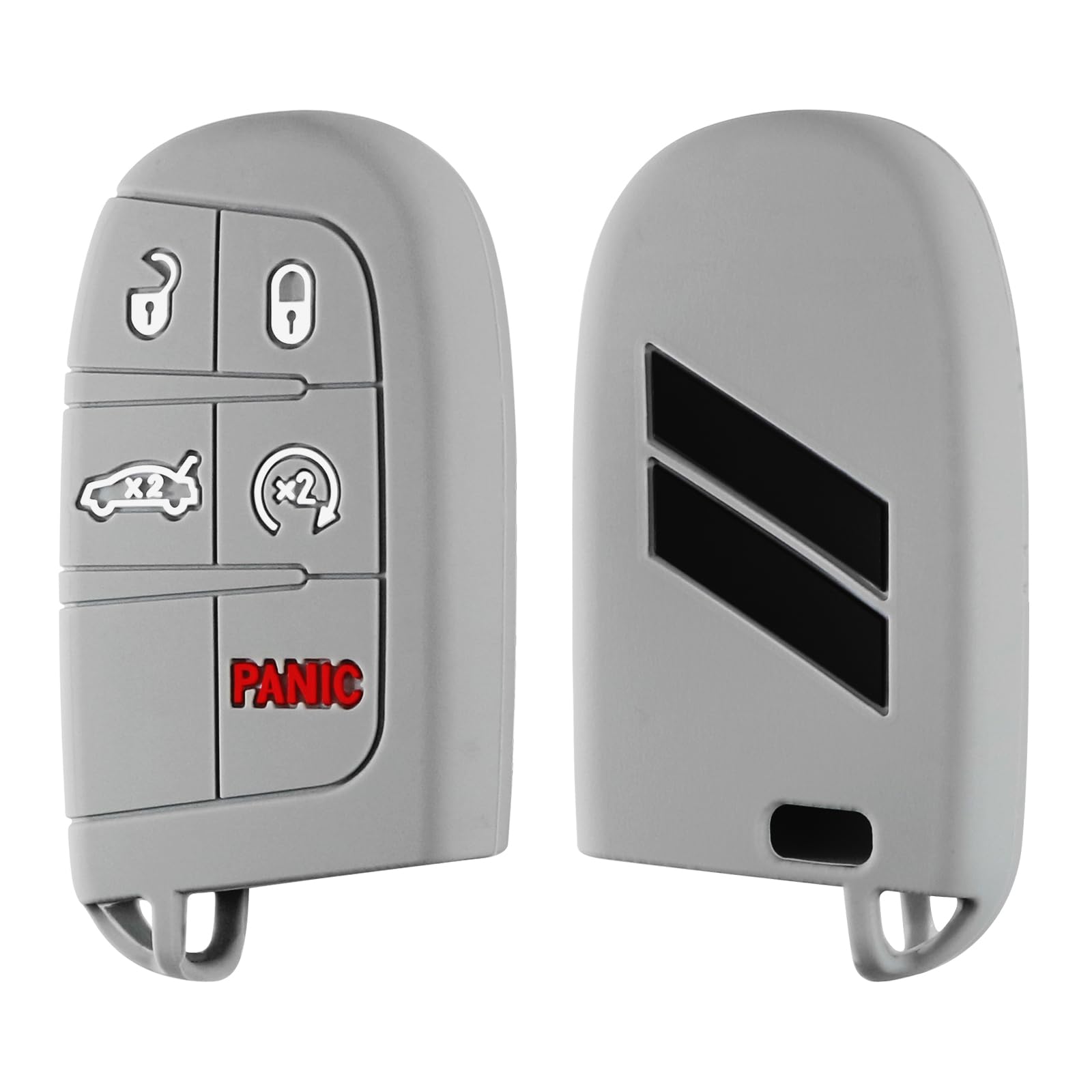 Remoch Key Fob Cover For Dodge Accessories 5 Button Key Fob Case For Dodge Charger Challenger Dart Durango Journey Replacement R