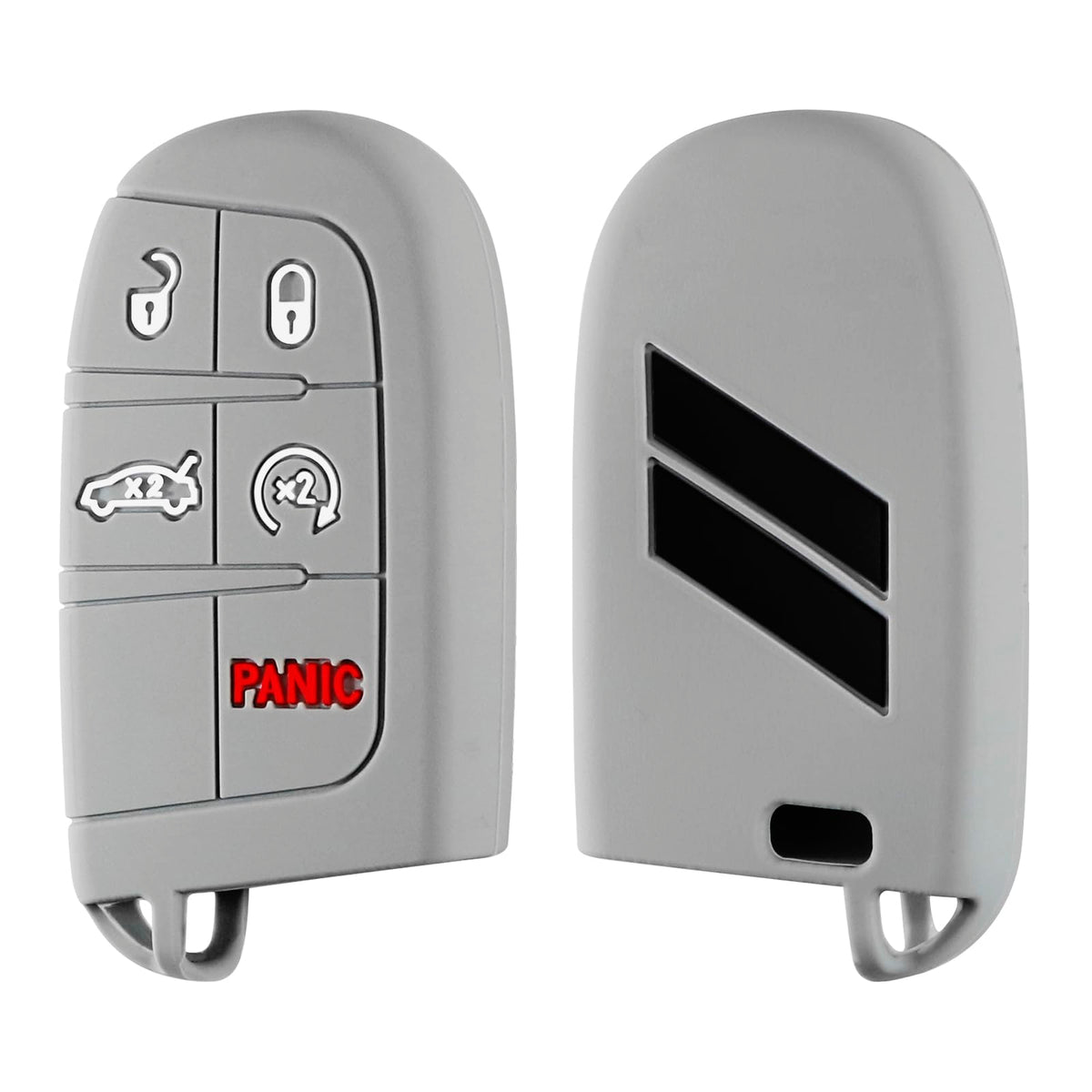 Remoch Key Fob Cover For Dodge Accessories 5 Button Key Fob Case For Dodge Charger Challenger Dart Durango Journey Replacement R