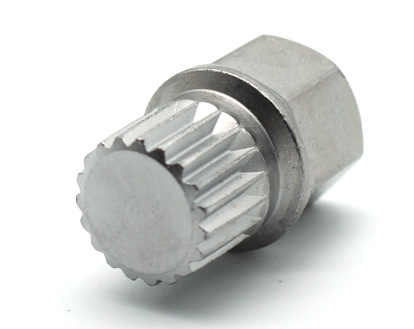 Temo Abc7/19Pt Wheel Lock Lugnut Anti-Theft Lug Nut Screw Removal Key Socket S3057 For Vw Audi