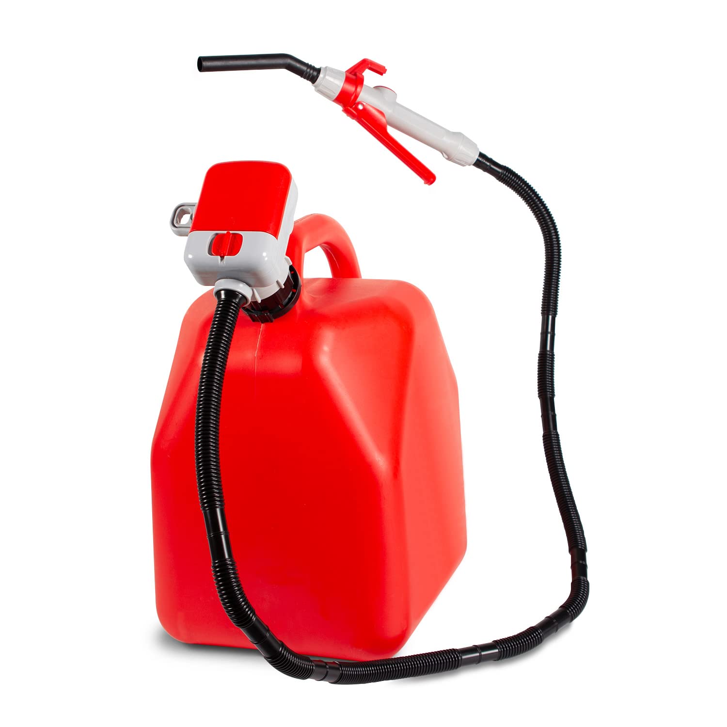 Tera Pump Trfa02-Mtx Fuel Pump Transfer Pump (2.6 Gpm), 4-Aa Battery Powered Gas Can Pump, No More Lifting Heavy Gas Cans For E8