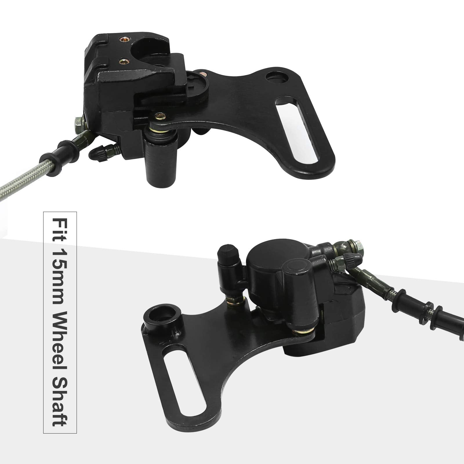 15Mm Rear Brake Assembly Master Cylinder Caliper Coolster For Sdg Ssr 107 110 125 I Bk12