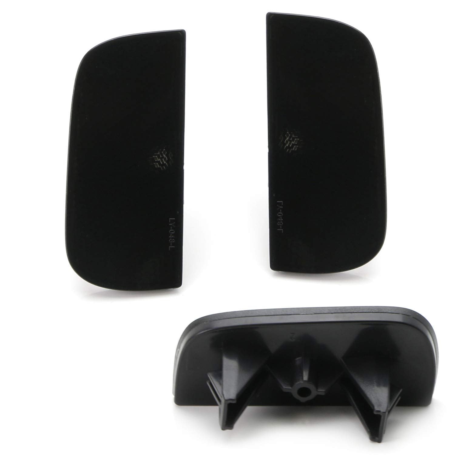 Ijdmtoy Smoked Lens Rear Bumper Reflector Lenses Compatible With 2016-21 Honda Civic Sedan/Coupe 10Th Gen, Oe-Spec Lh Rh Assembl