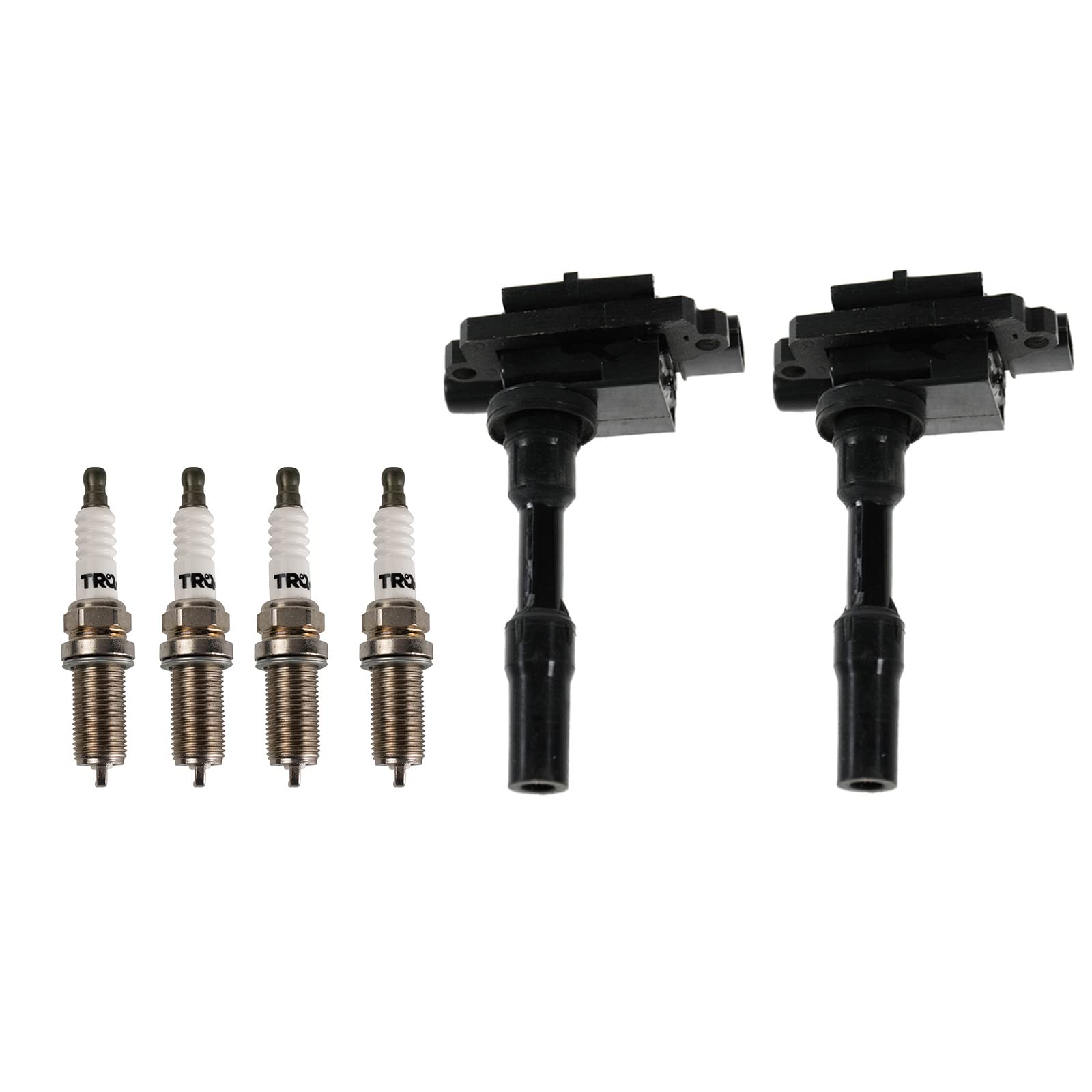 Trq Ignition Kit Ignition Coil Spark Plugs Compatible With 1999-2001 Chevrolet Metro 1999 Tracker Suzuki Swift Vitara